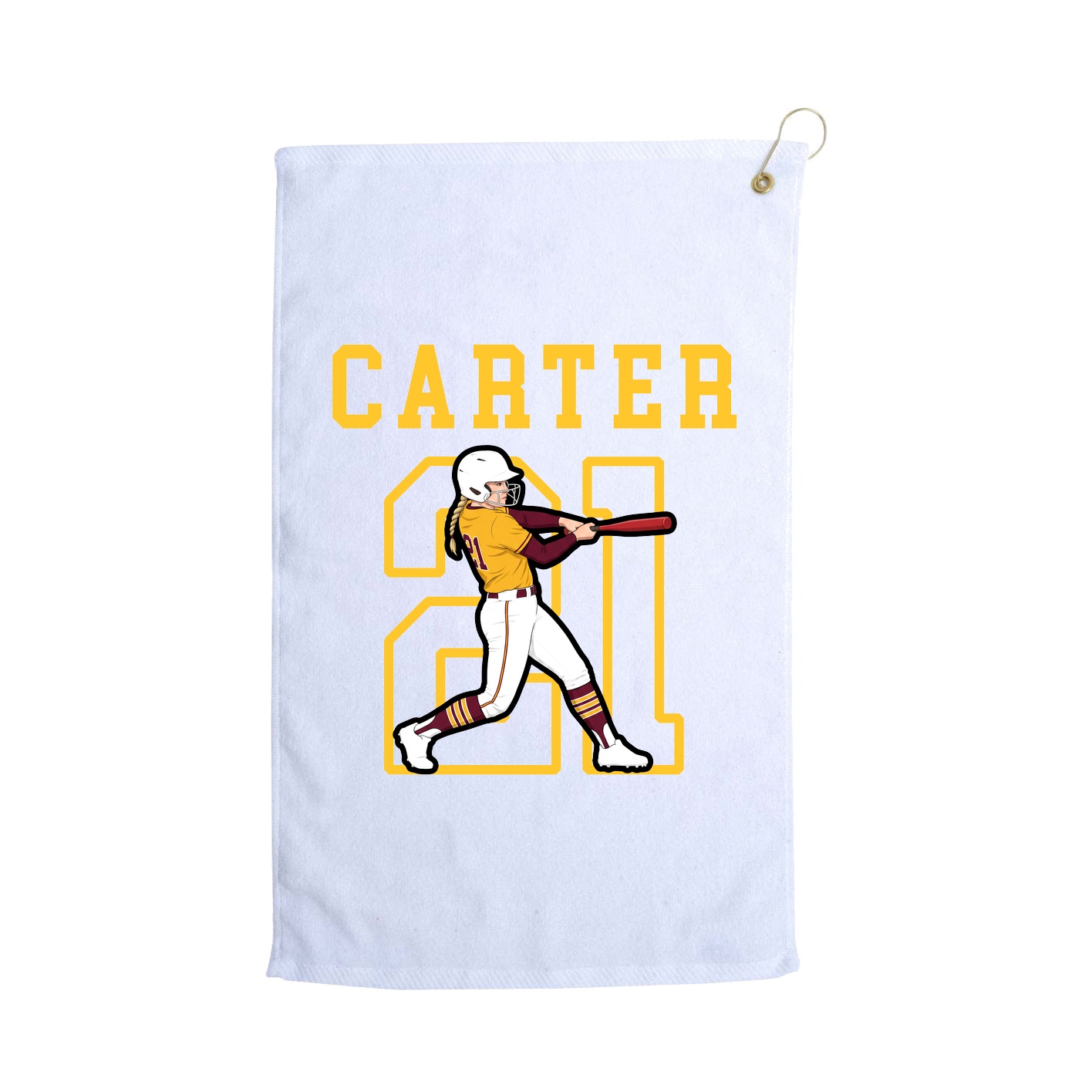 Golf Towel — Shirsey in White