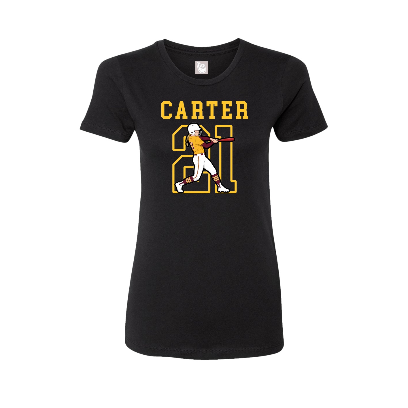 Fitted Women's Tee — Shirsey in Black