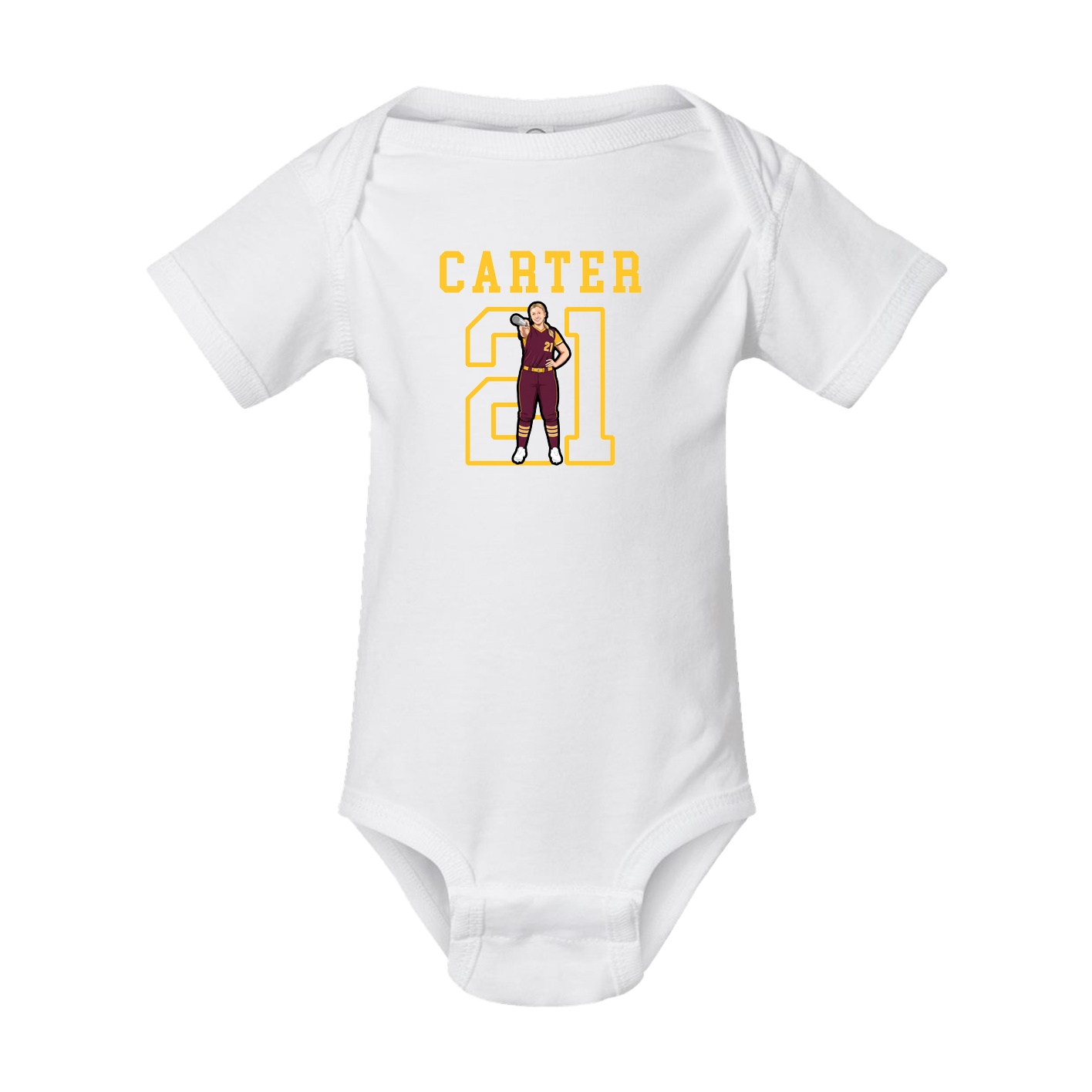 Baby Onesie — Shirsey in White