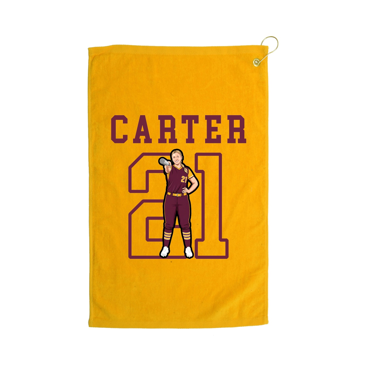 Golf Towel — Shirsey in Gold
