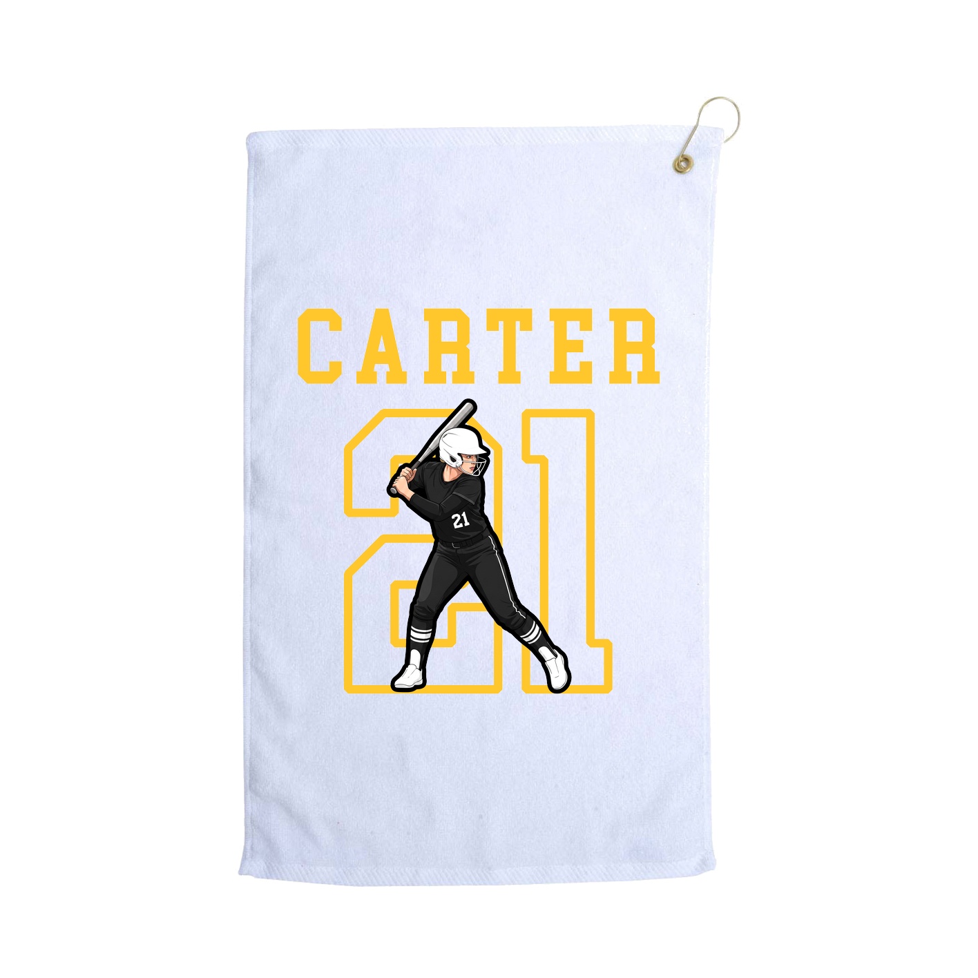 Golf Towel — Shirsey in White