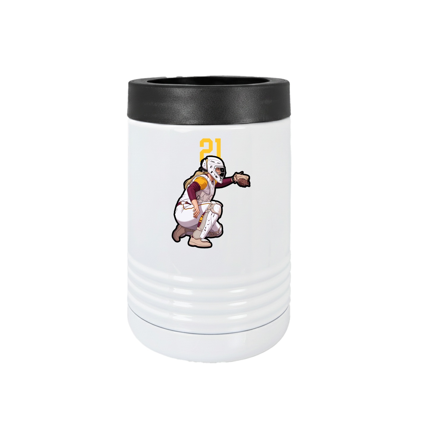 Beverage Holder — Number Top in White