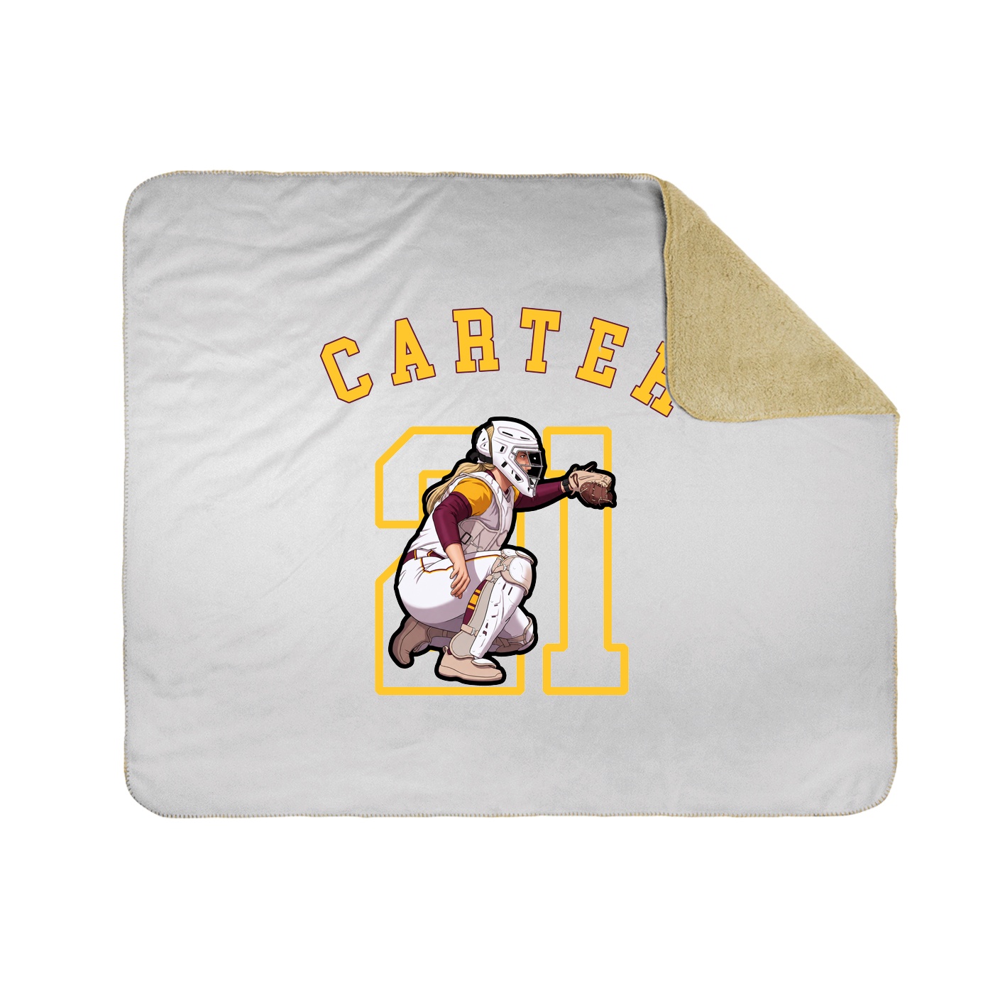 Throw Blanket — Shirsey Arch in White