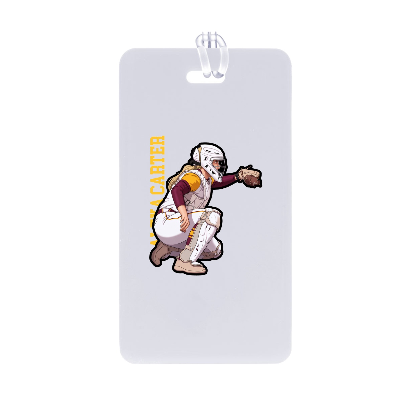Bag Tag — Name Vertical in Classic