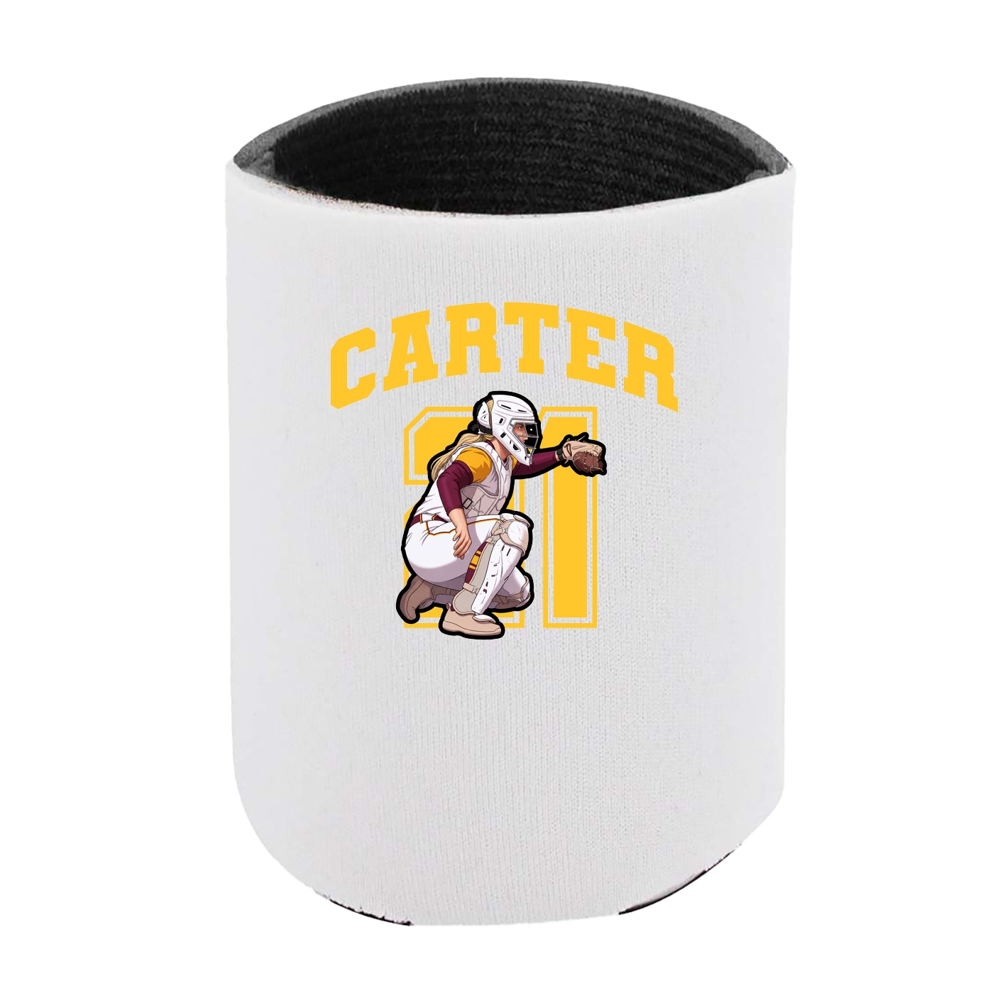 Can Holder — Number in White