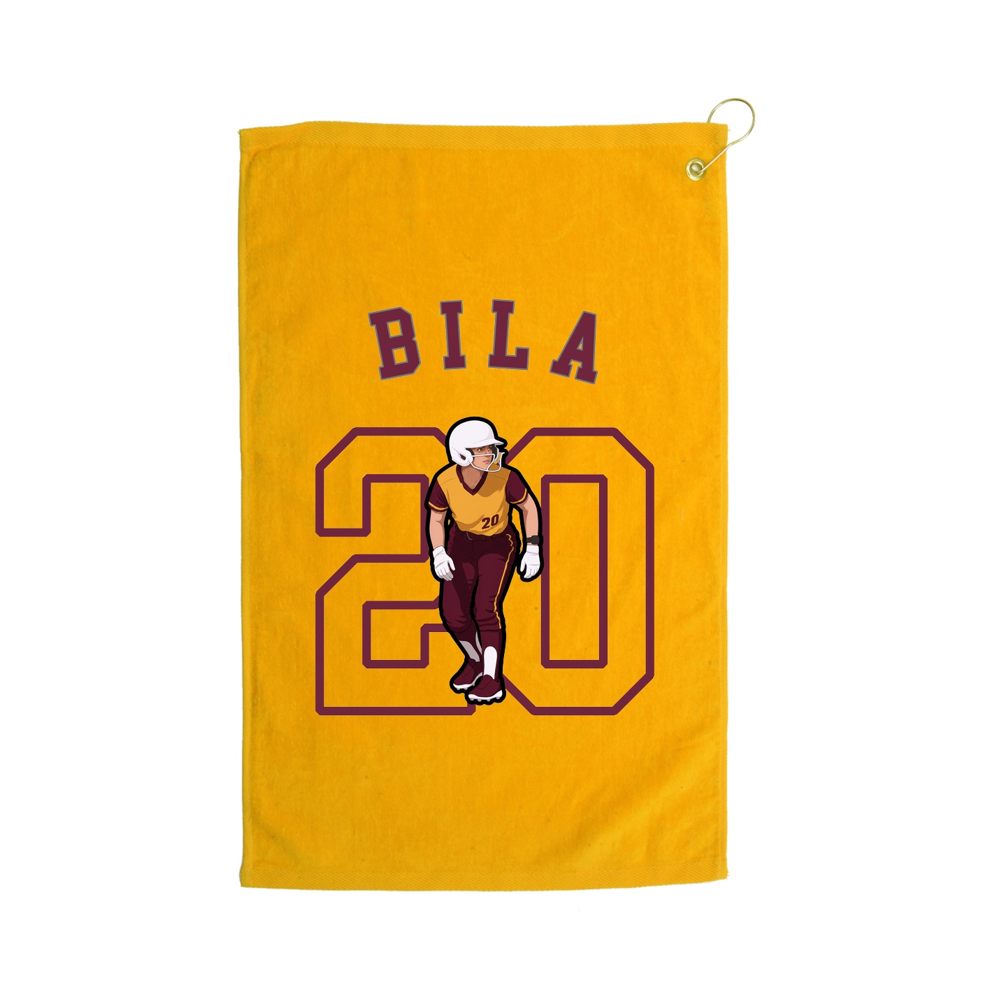 Golf Towel — Shirsey Arch in Gold