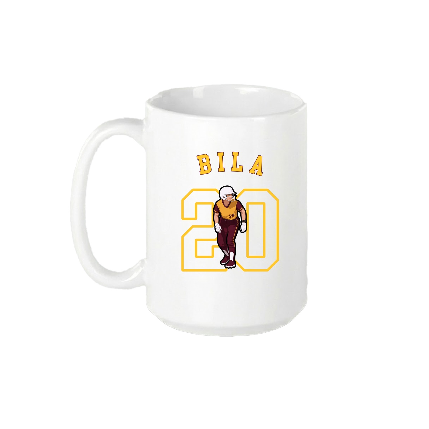 15oz Coffee Mug — Shirsey Arch in White