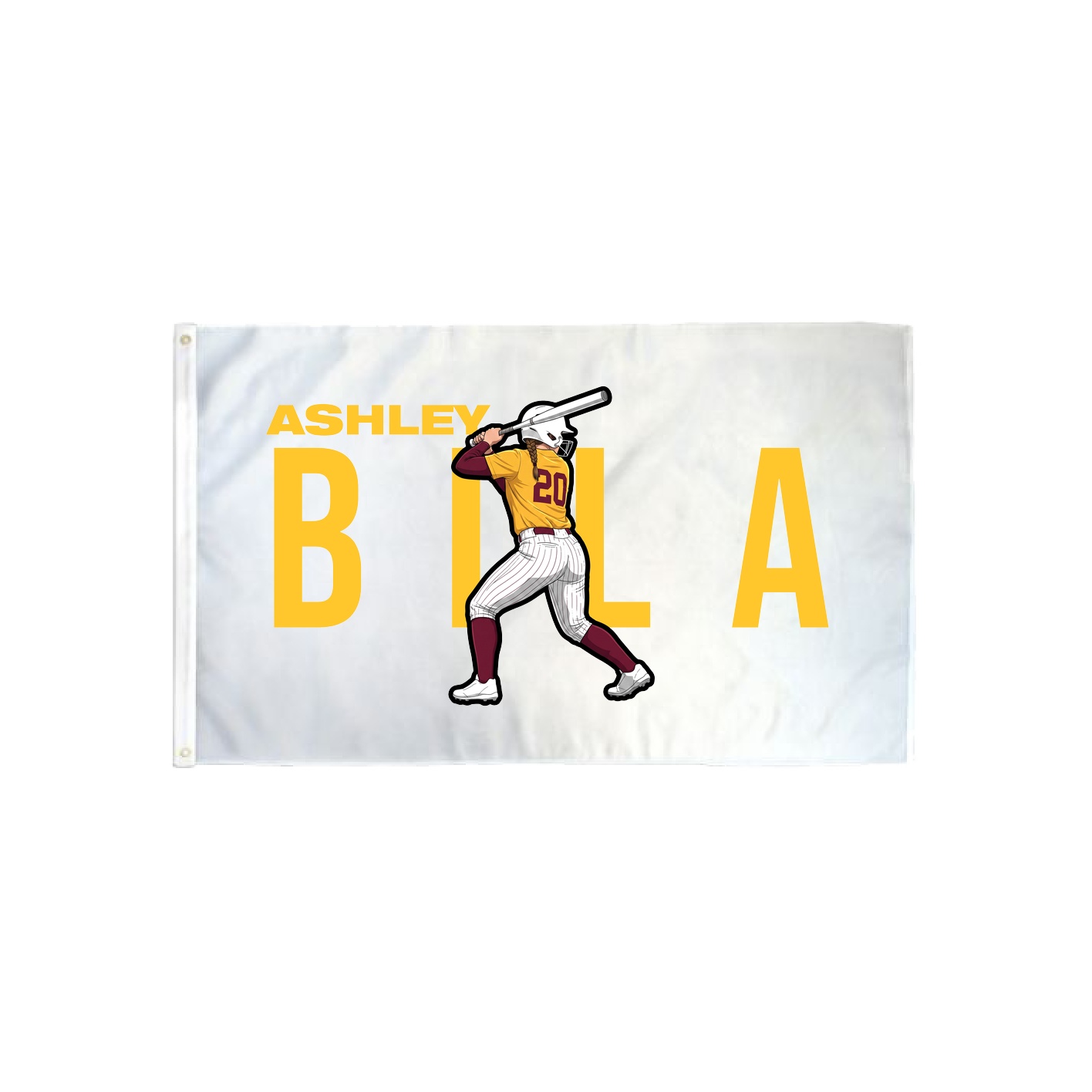 3x5 Flag — Player Name in Classic