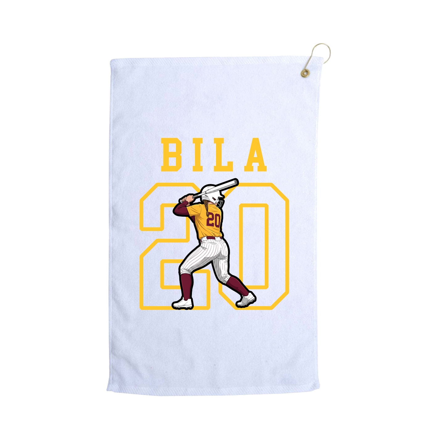 Golf Towel — Shirsey in White