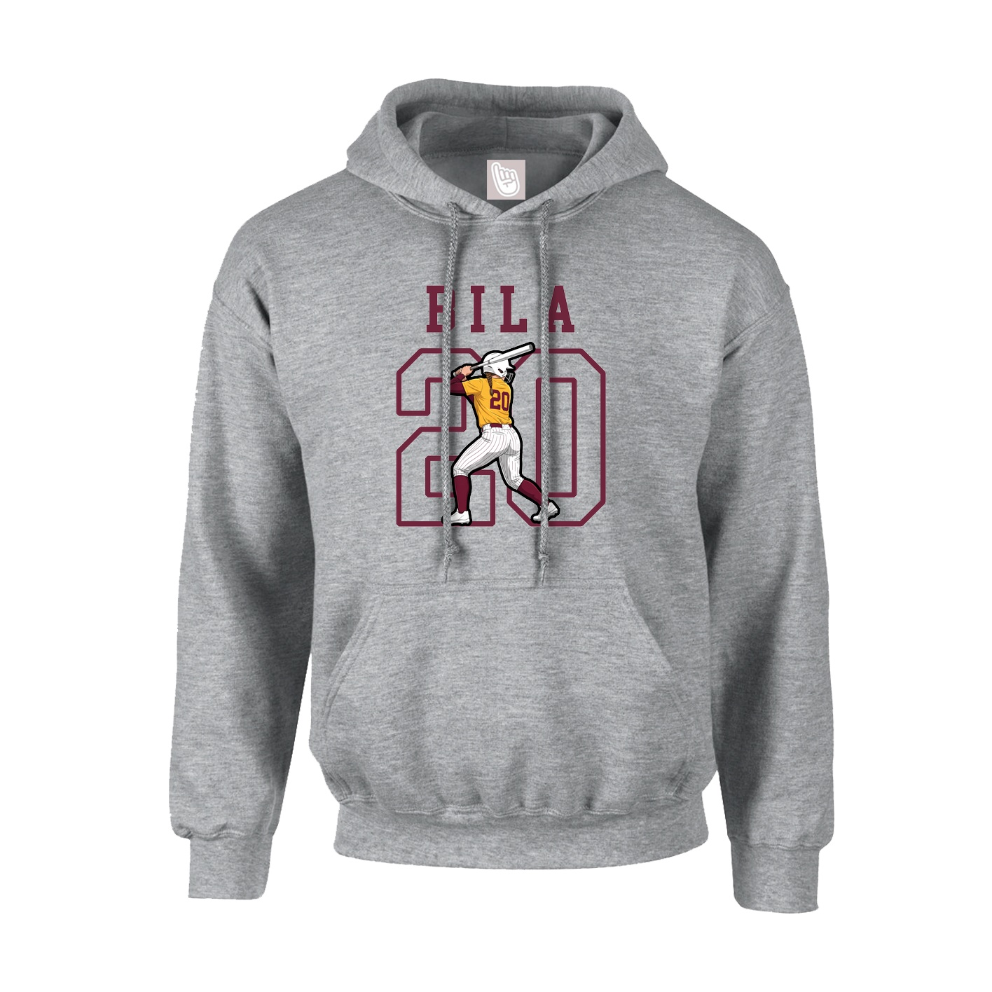 Hoodie — Shirsey in Grey