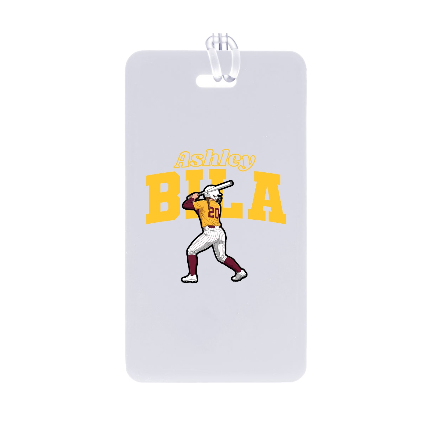 Bag Tag — Name Arch in Classic