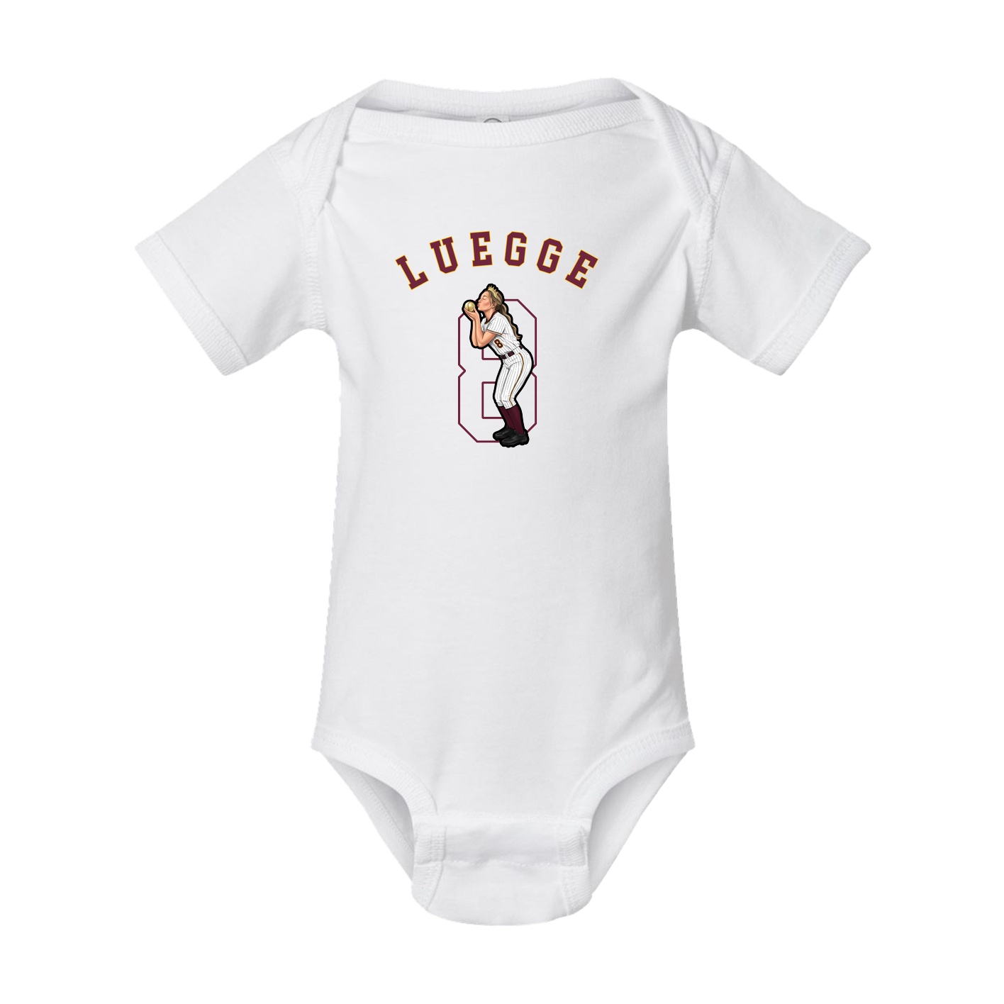 Baby Onesie — Shirsey Arch in White