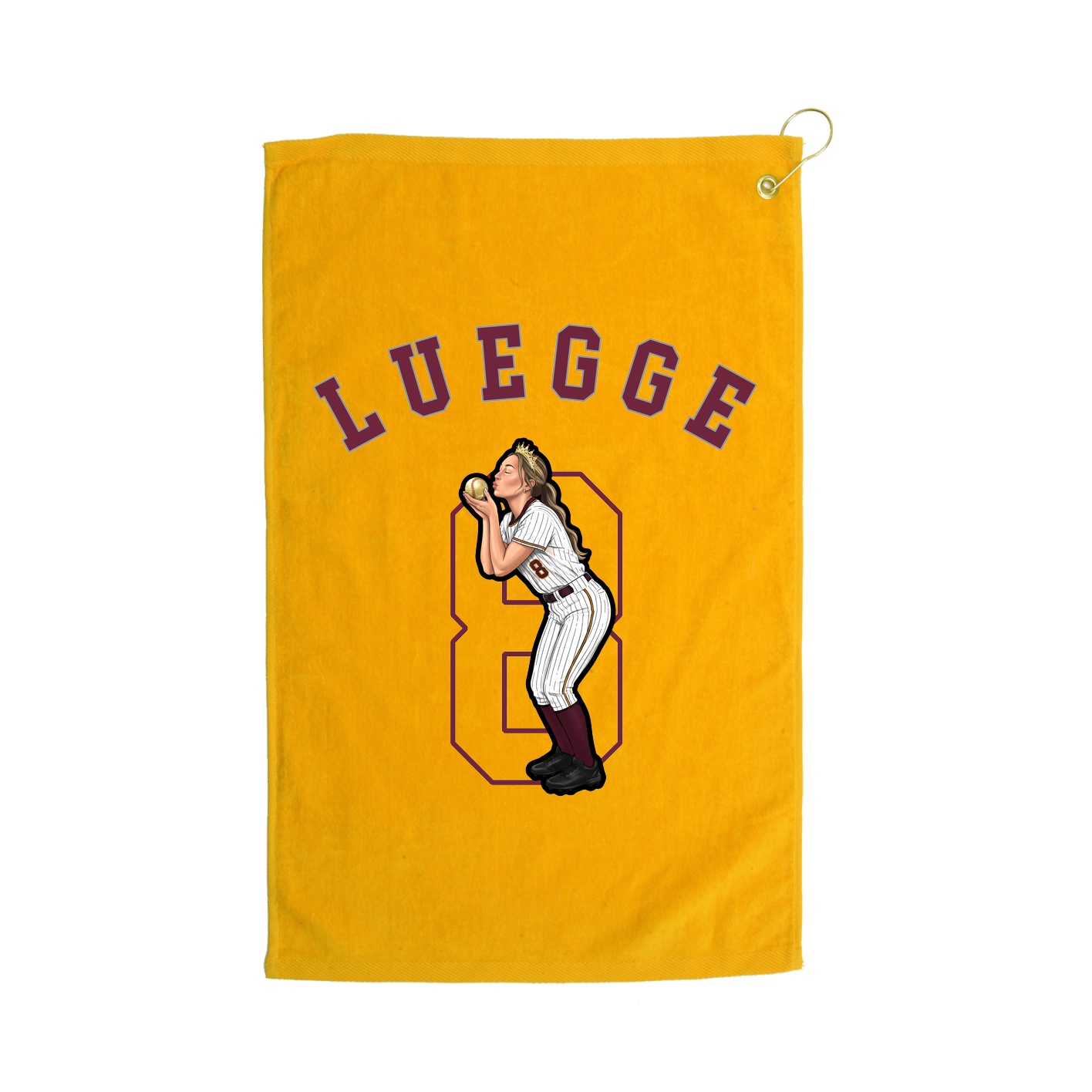 Golf Towel — Shirsey Arch in Gold