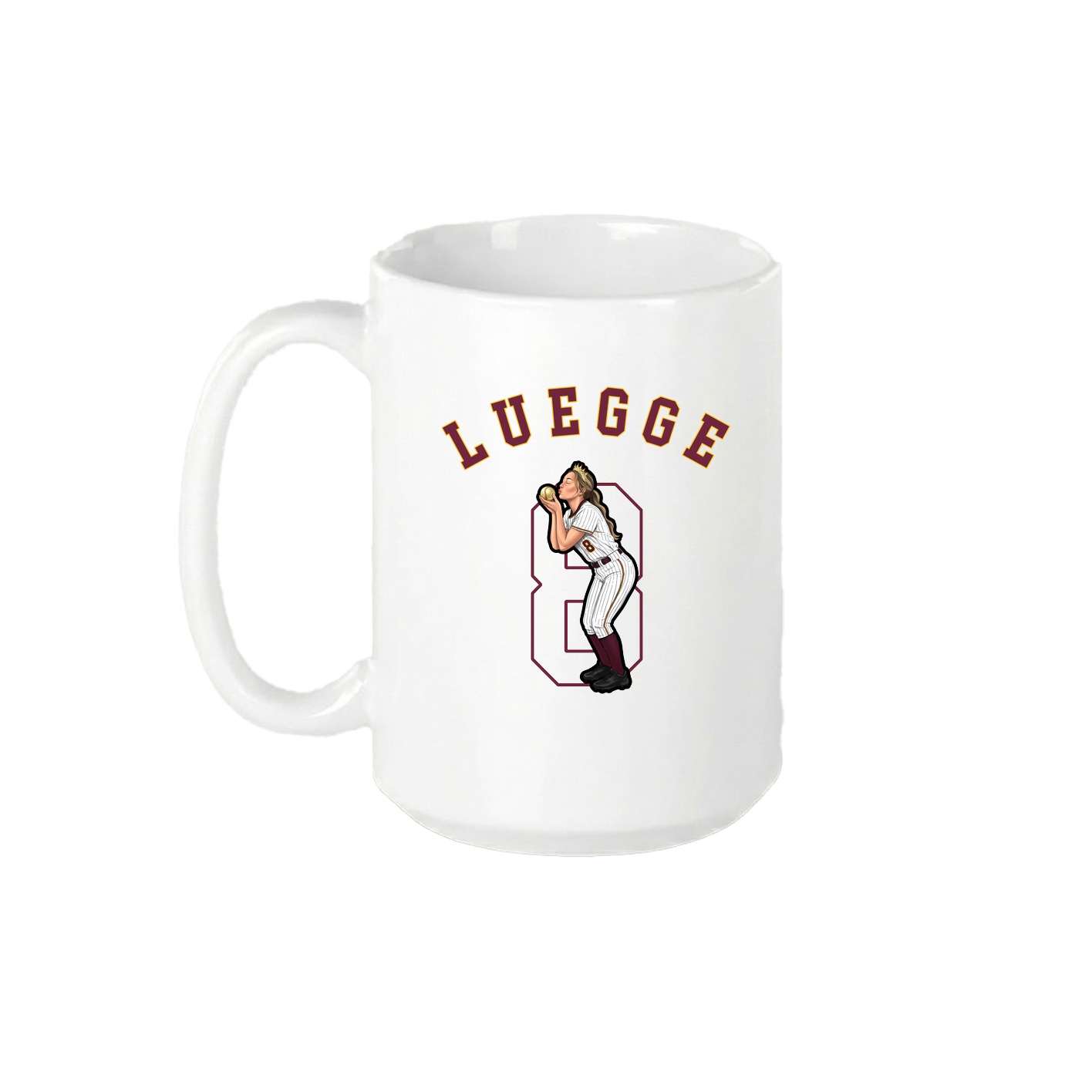 15oz Coffee Mug — Shirsey Arch in White