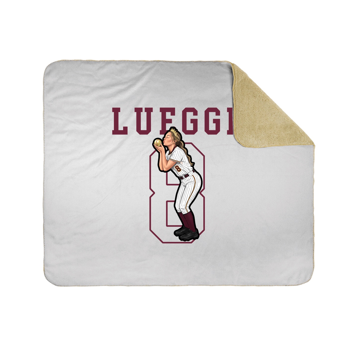 50x60 Sherpa Lined Throw Blanket