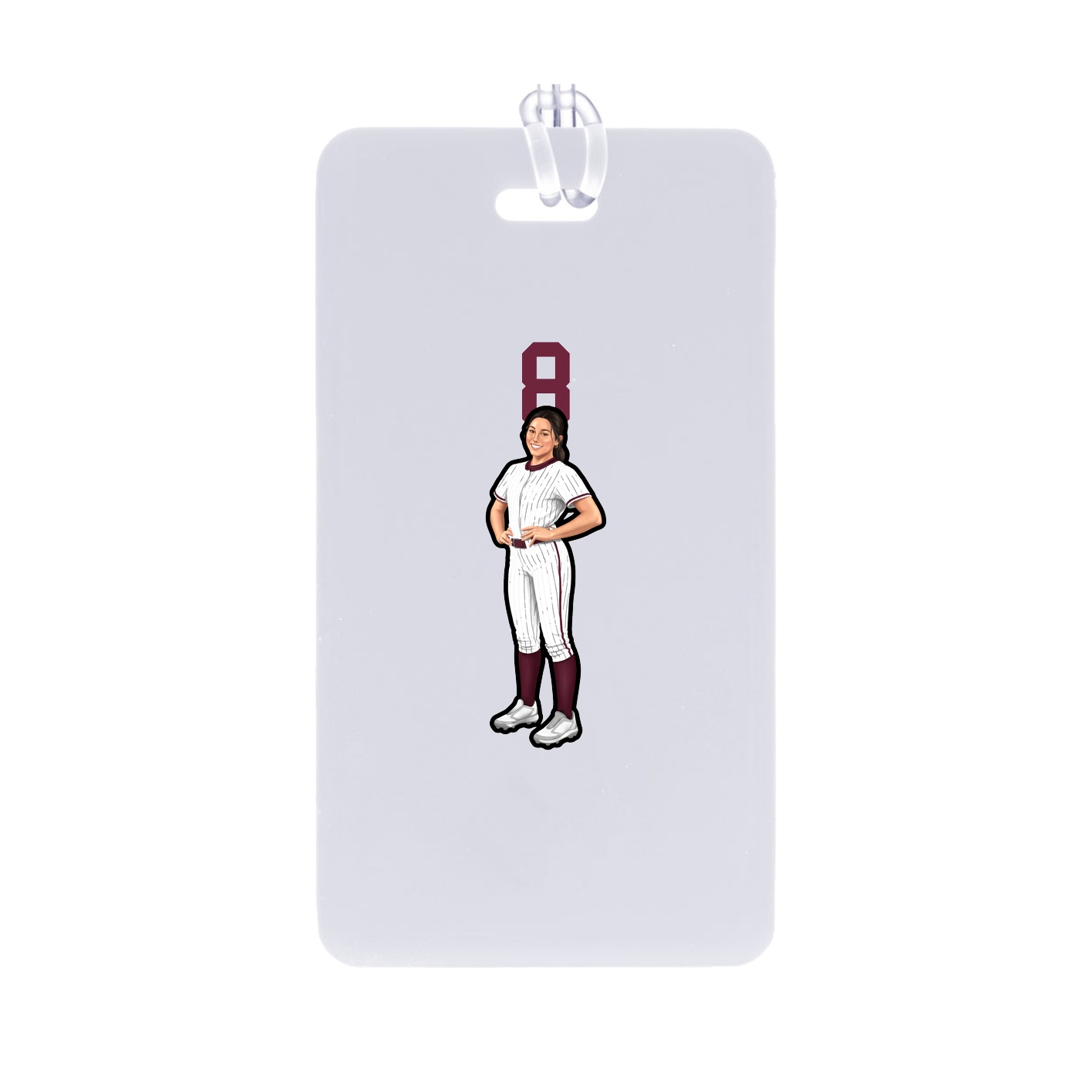 Bag Tag — Number Top in Classic