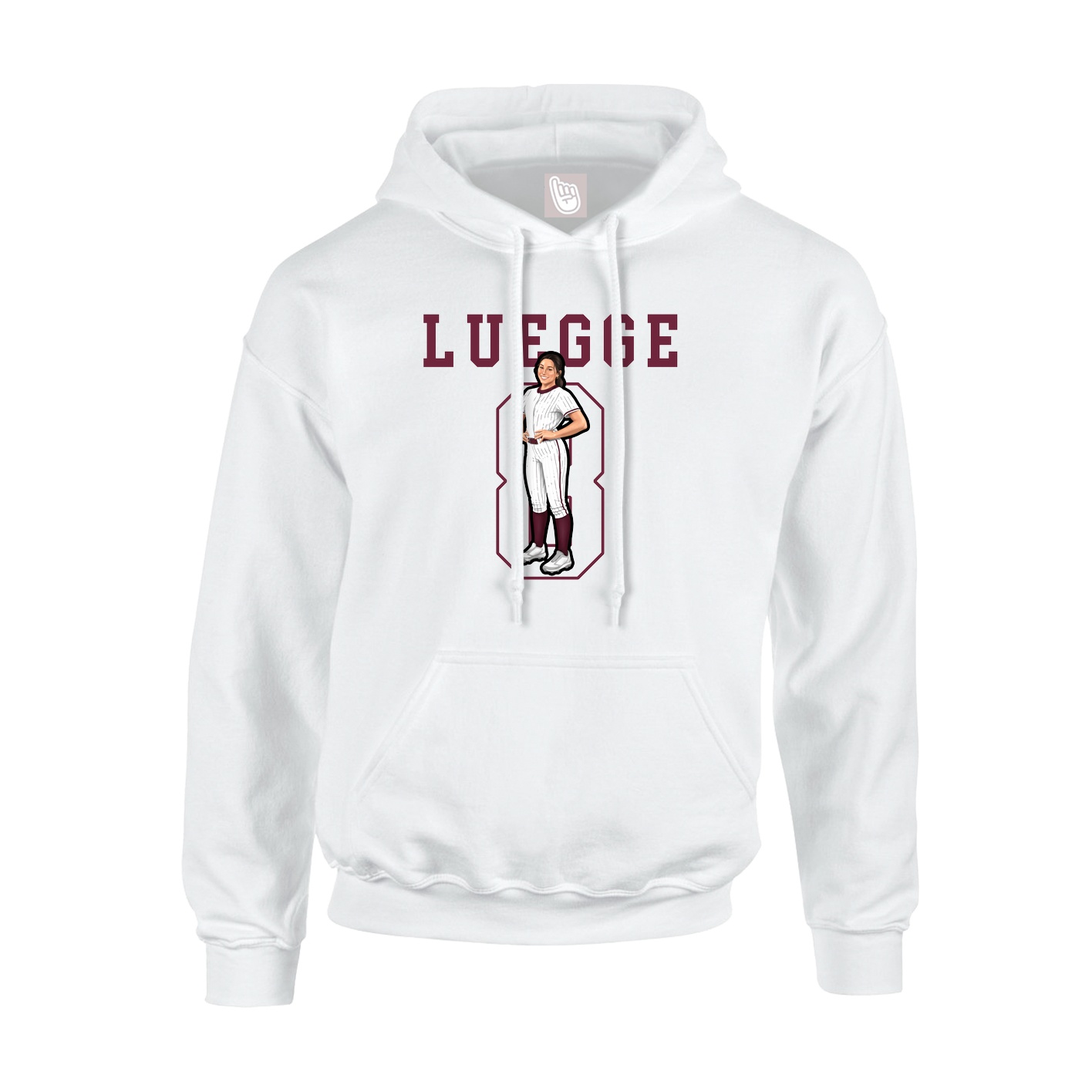 Youth Hoodie — Shirsey in White