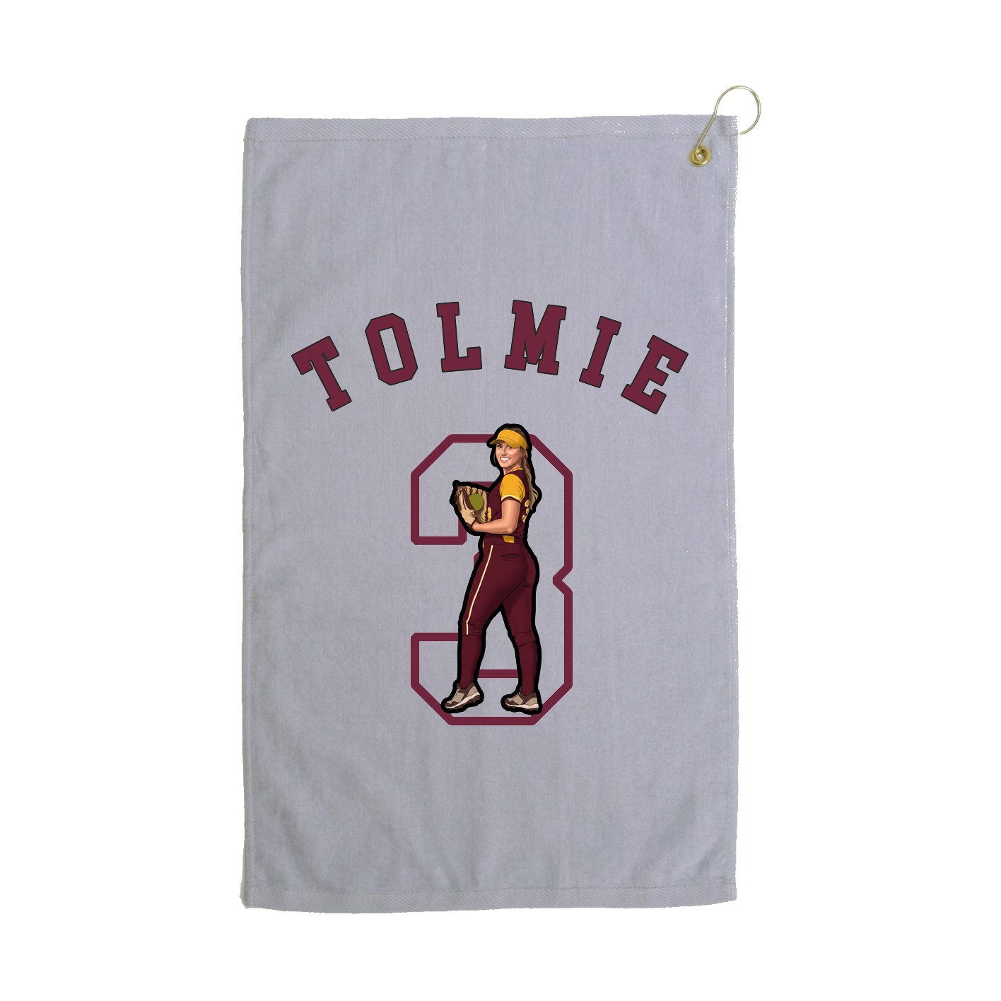 Golf Towel — Shirsey Arch in Grey