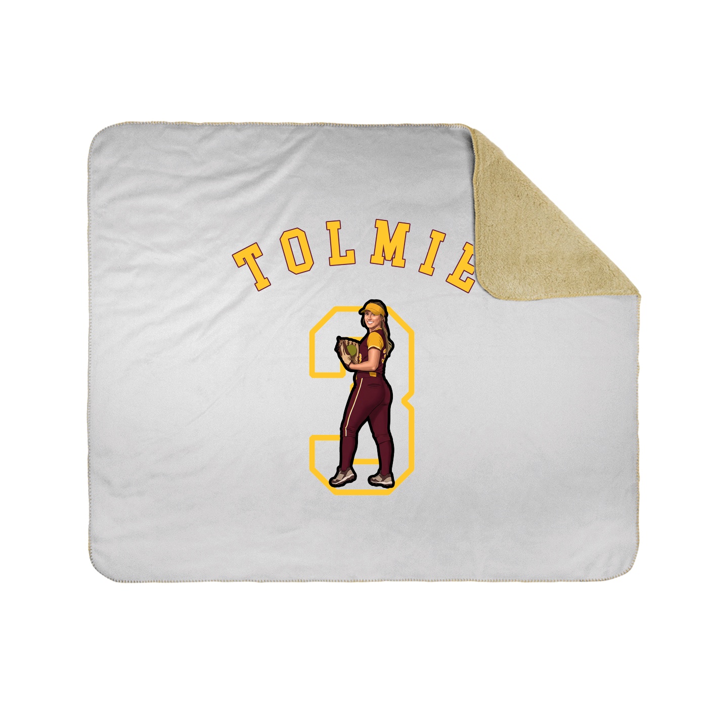Throw Blanket — Shirsey Arch in White