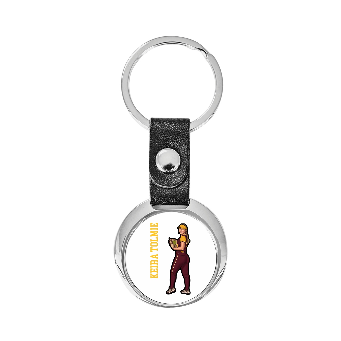 Key Chain — Name Vertical in Classic
