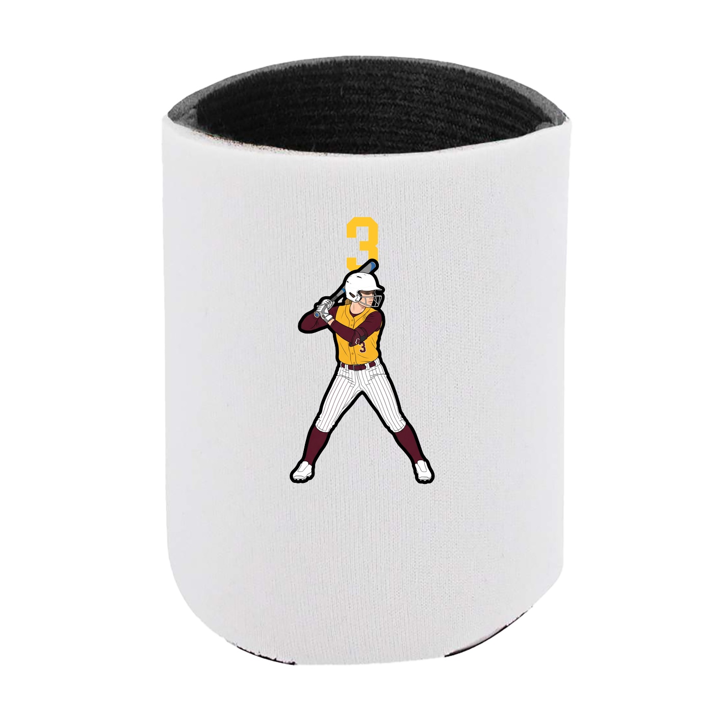 Can Holder — Number Top in White