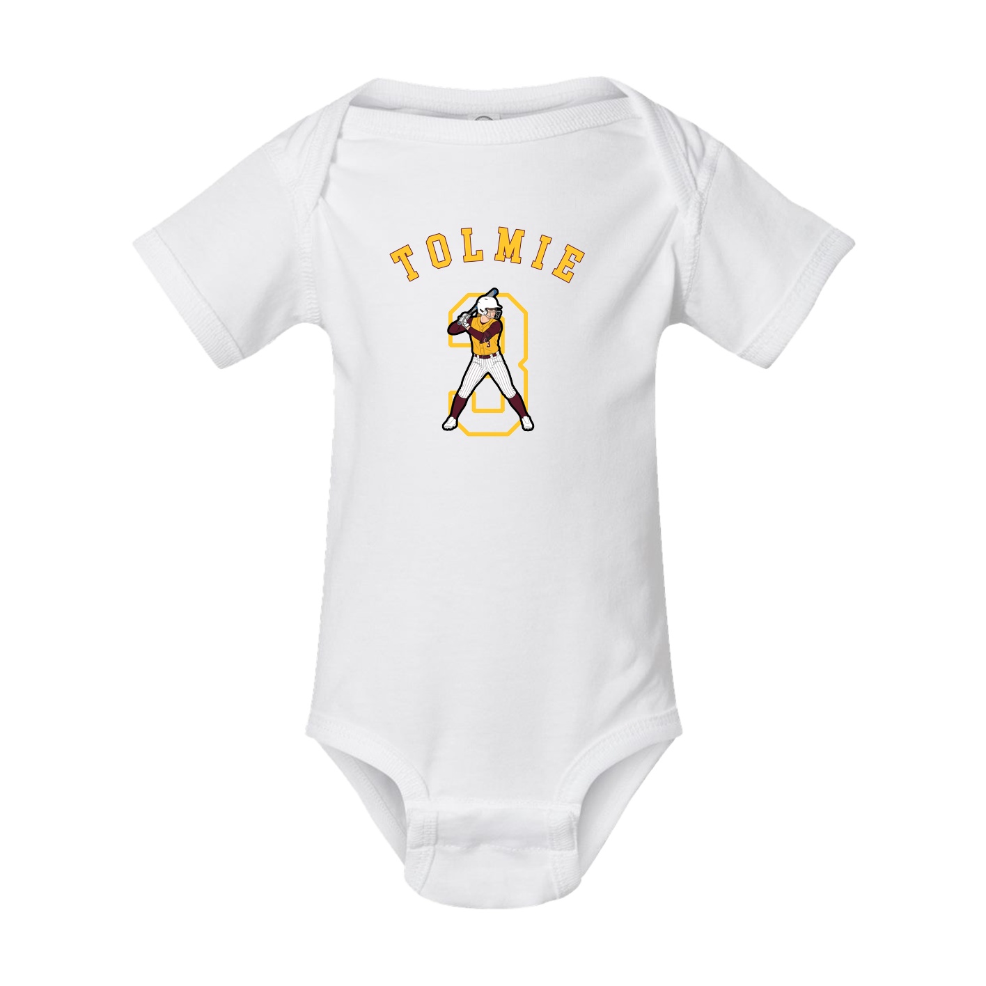 Baby Onesie — Shirsey Arch in White