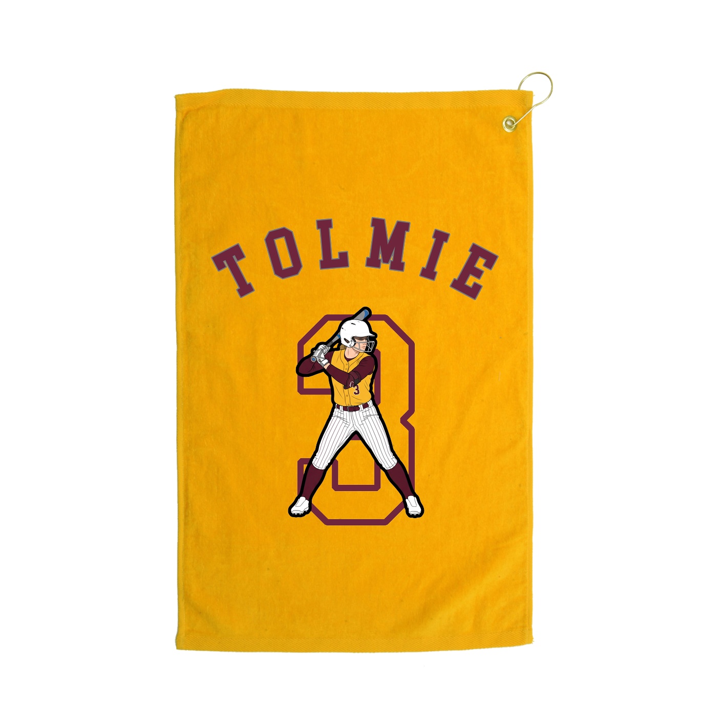 Golf Towel — Shirsey Arch in Gold