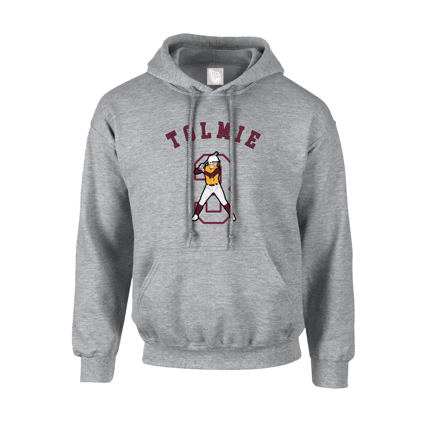 Youth Hoodie — Shirsey Arch in Grey