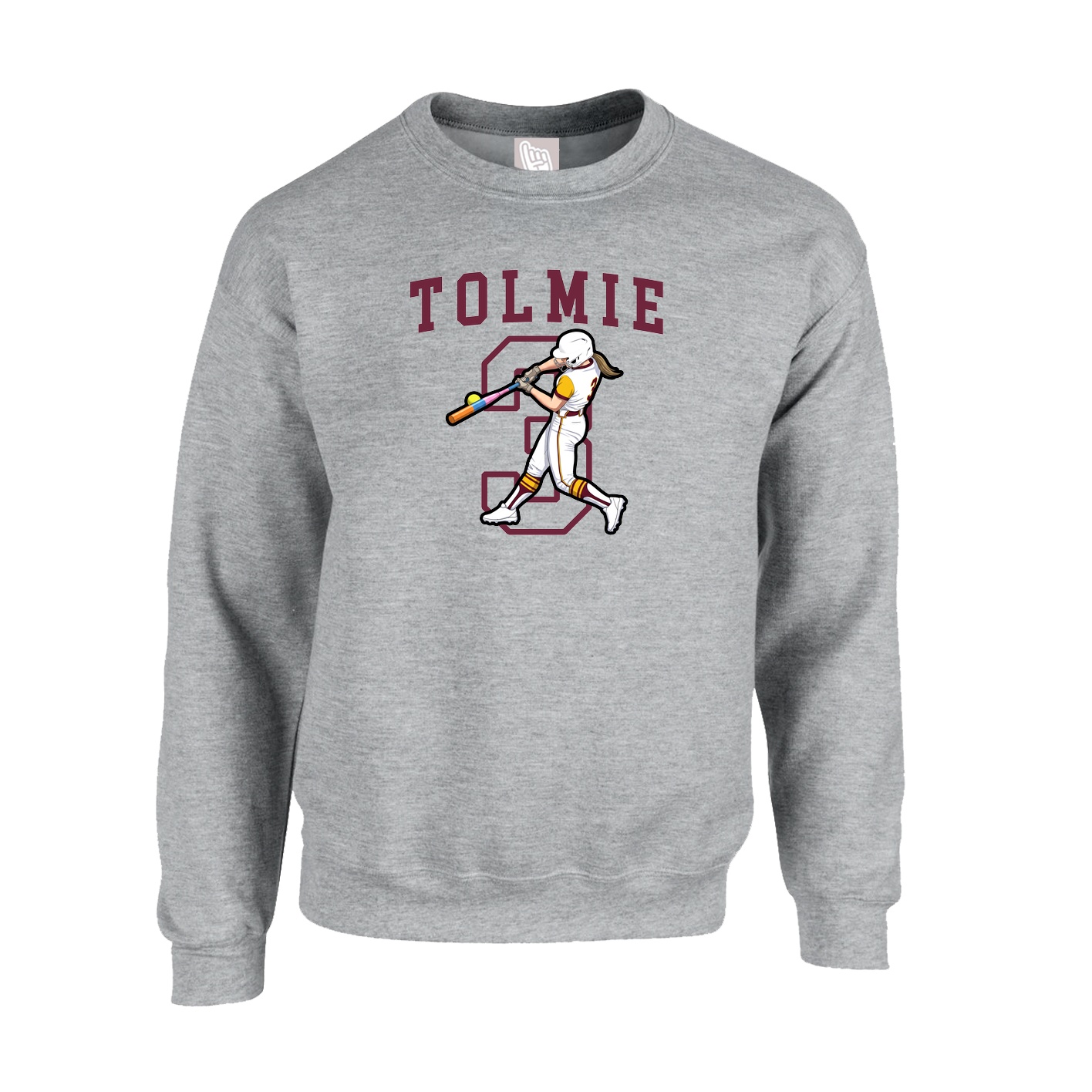 Fleece Crew — Shirsey in Grey