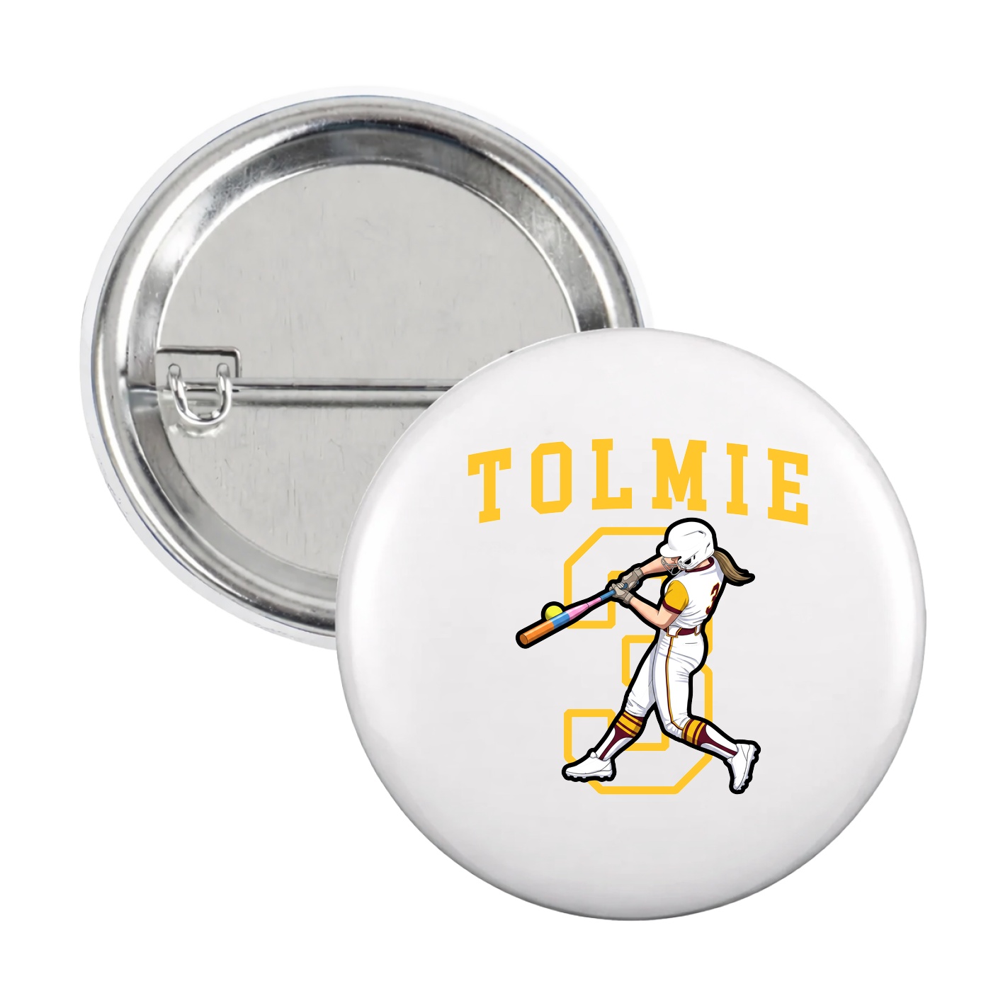 Game Day Button — Shirsey in White