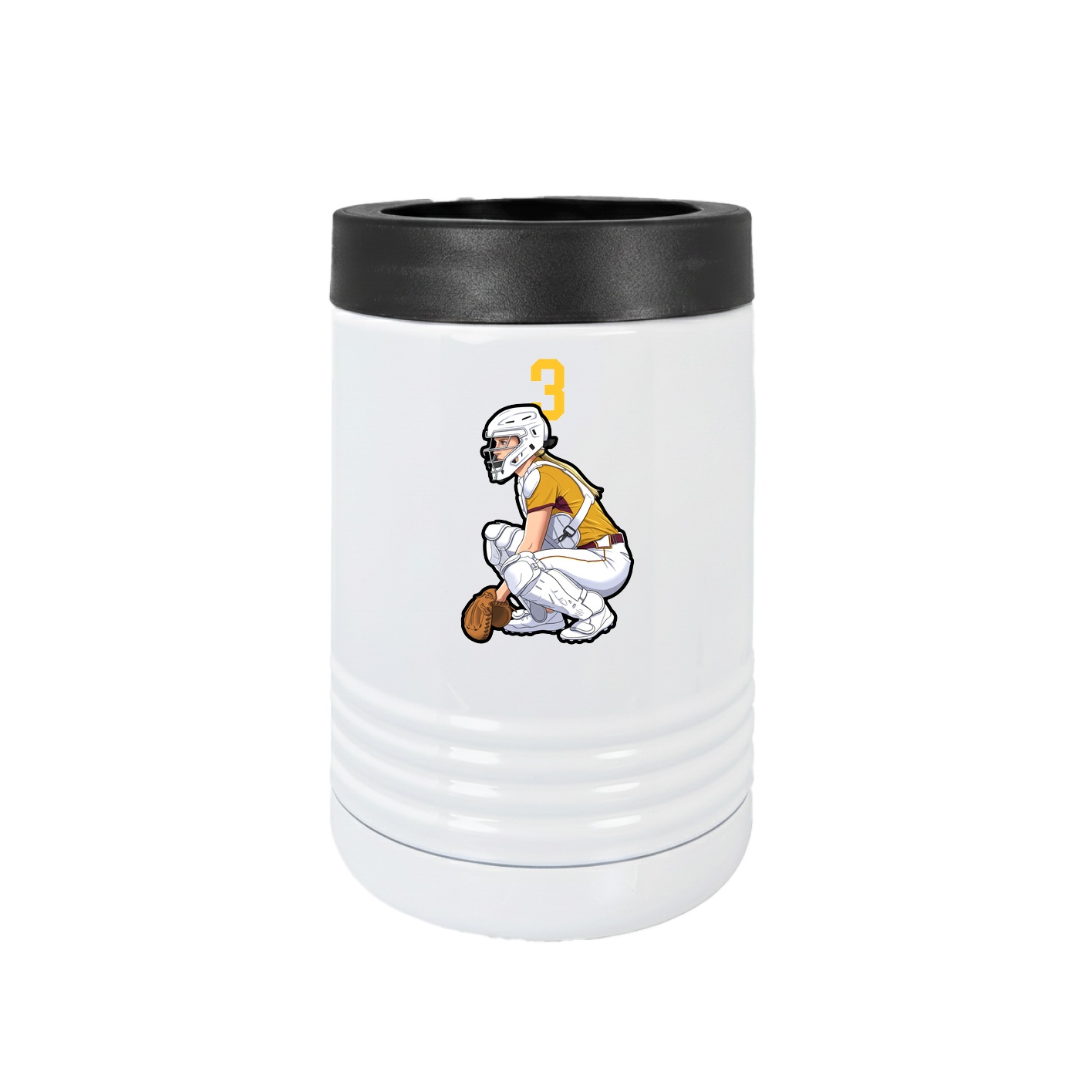 Beverage Holder — Number Top in White