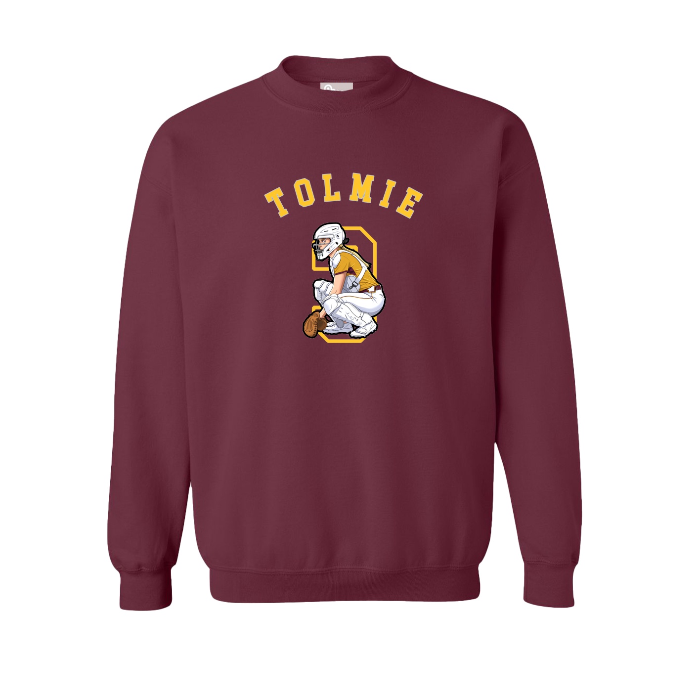 Fleece Crew — Shirsey Arch in Maroon