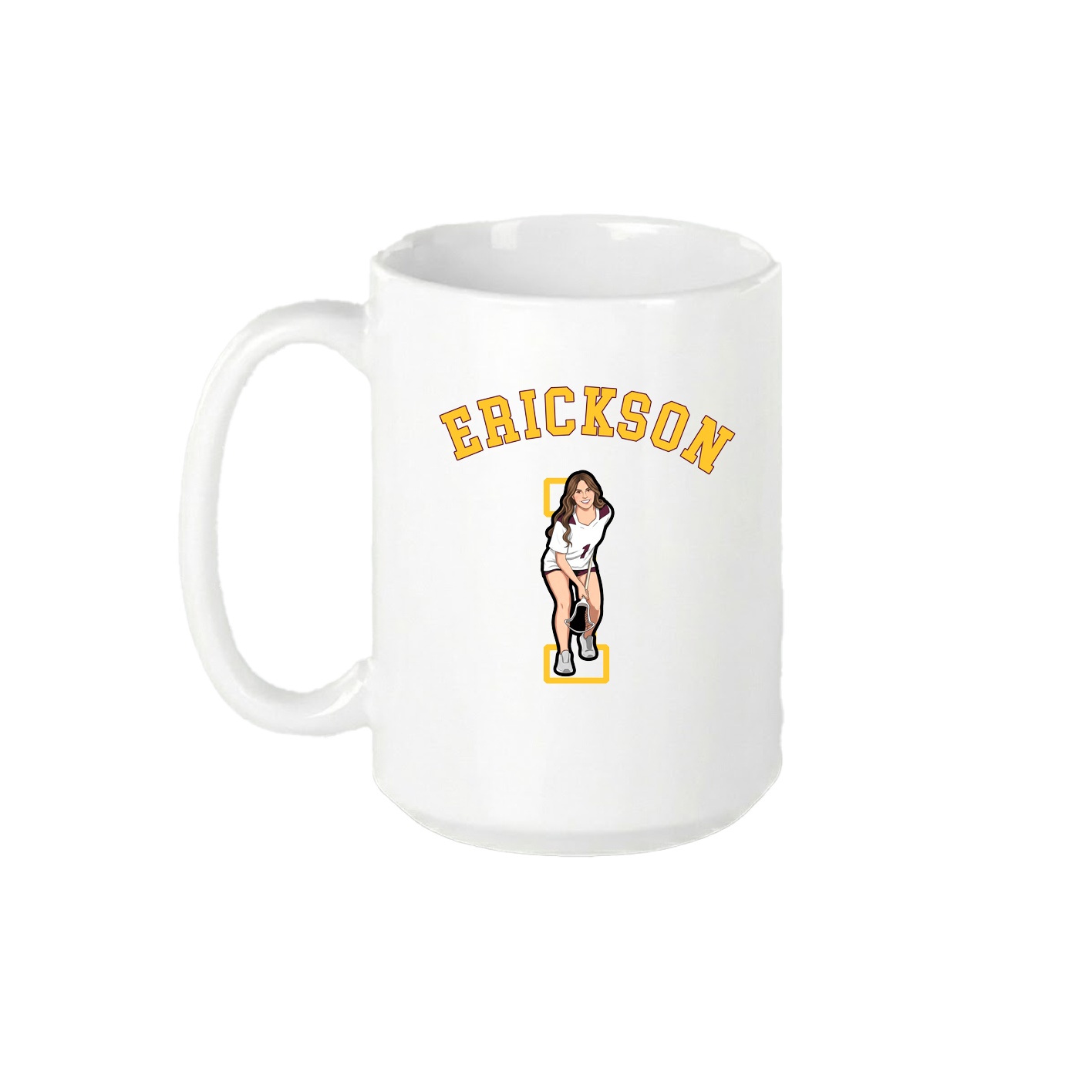 15oz Coffee Mug — Shirsey Arch in White