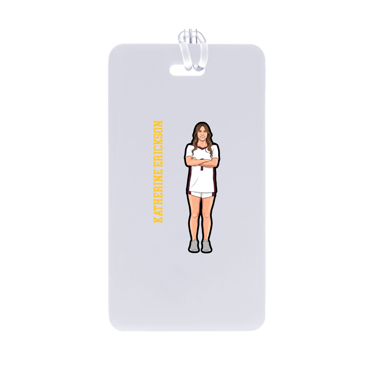 Bag Tag — Name Vertical in Classic