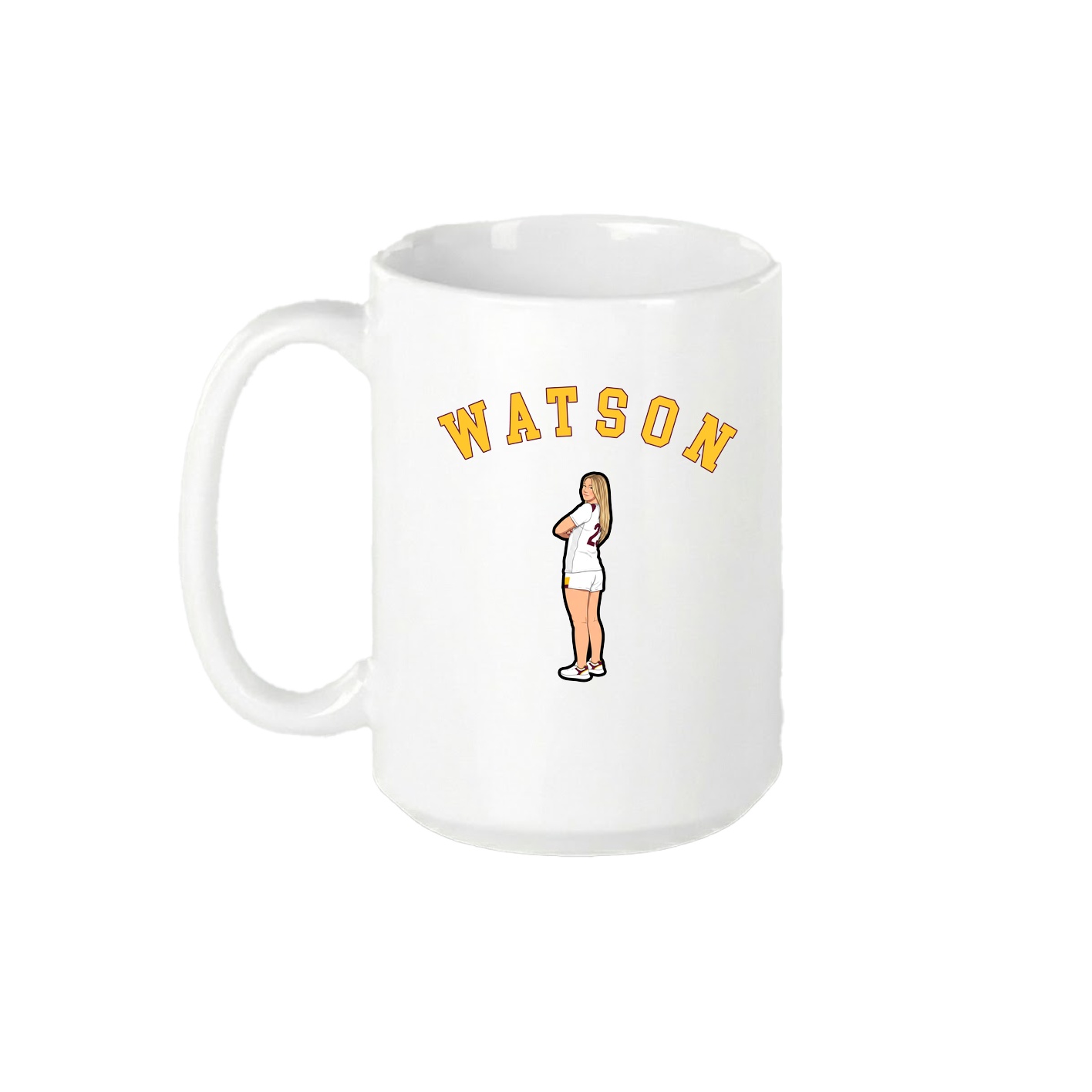 15oz Coffee Mug — Shirsey Arch in White