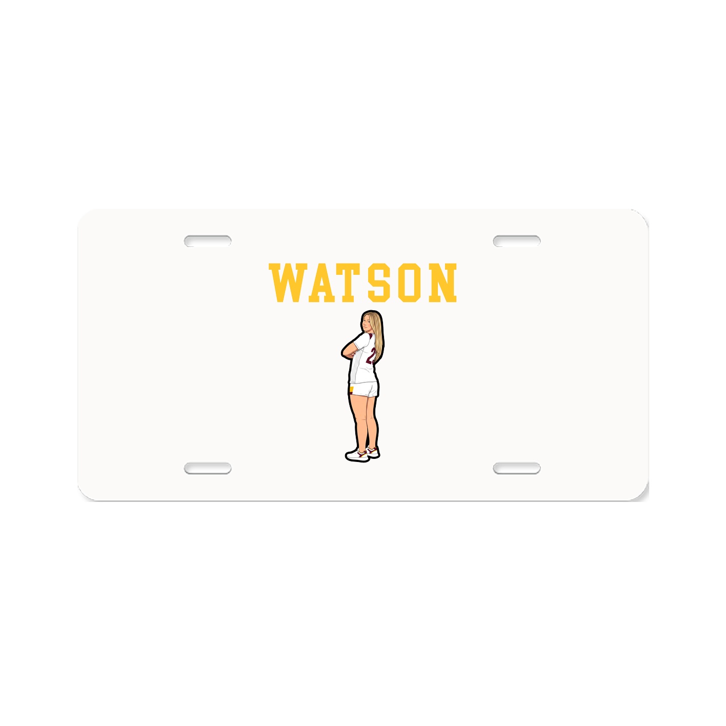 License Plate — Shirsey in Classic