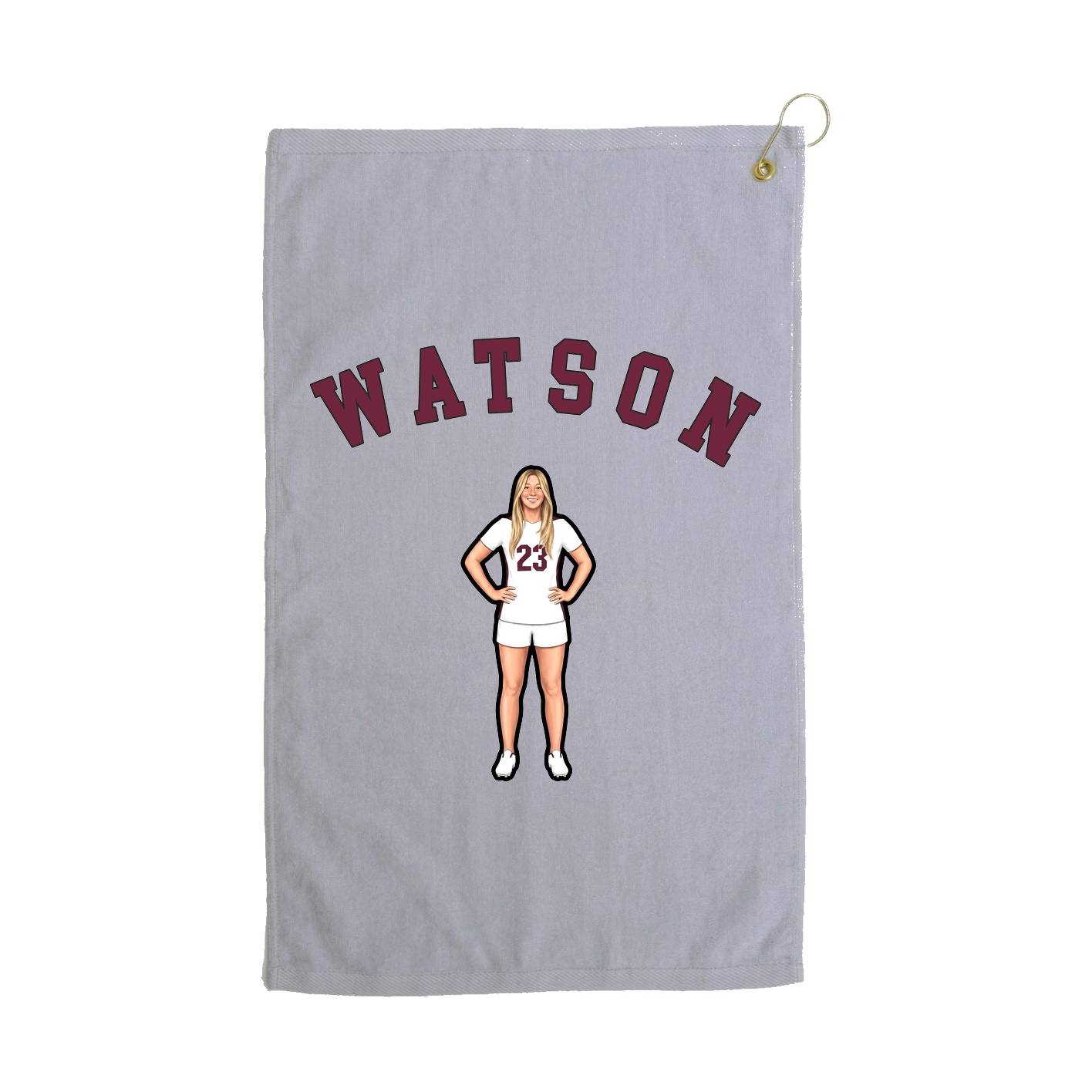 Golf Towel — Shirsey Arch in Grey