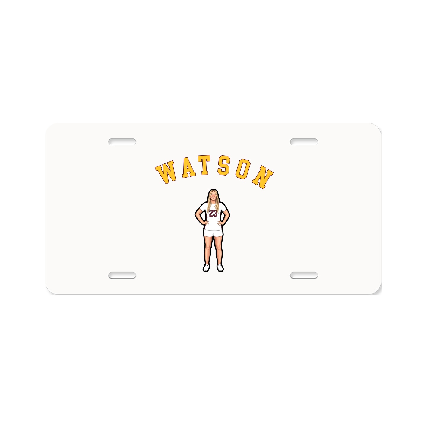 License Plate — Shirsey Arch in Classic