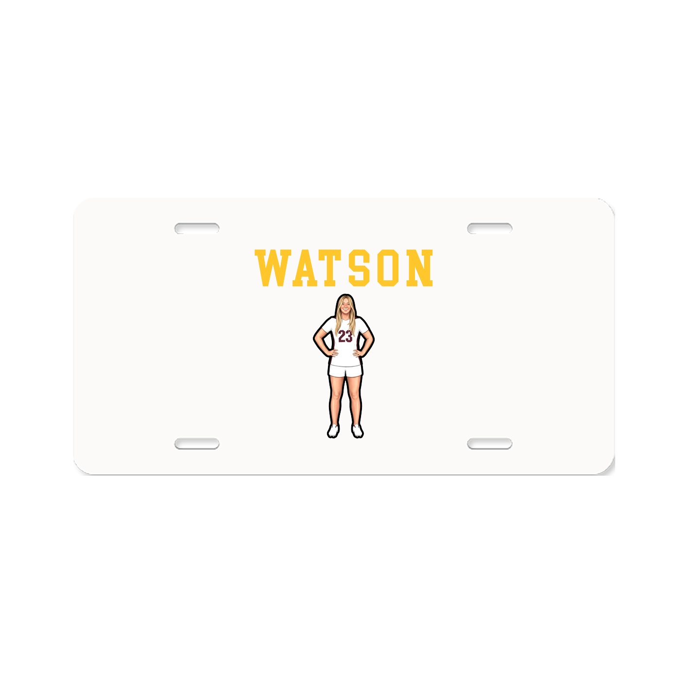 License Plate — Shirsey in Classic