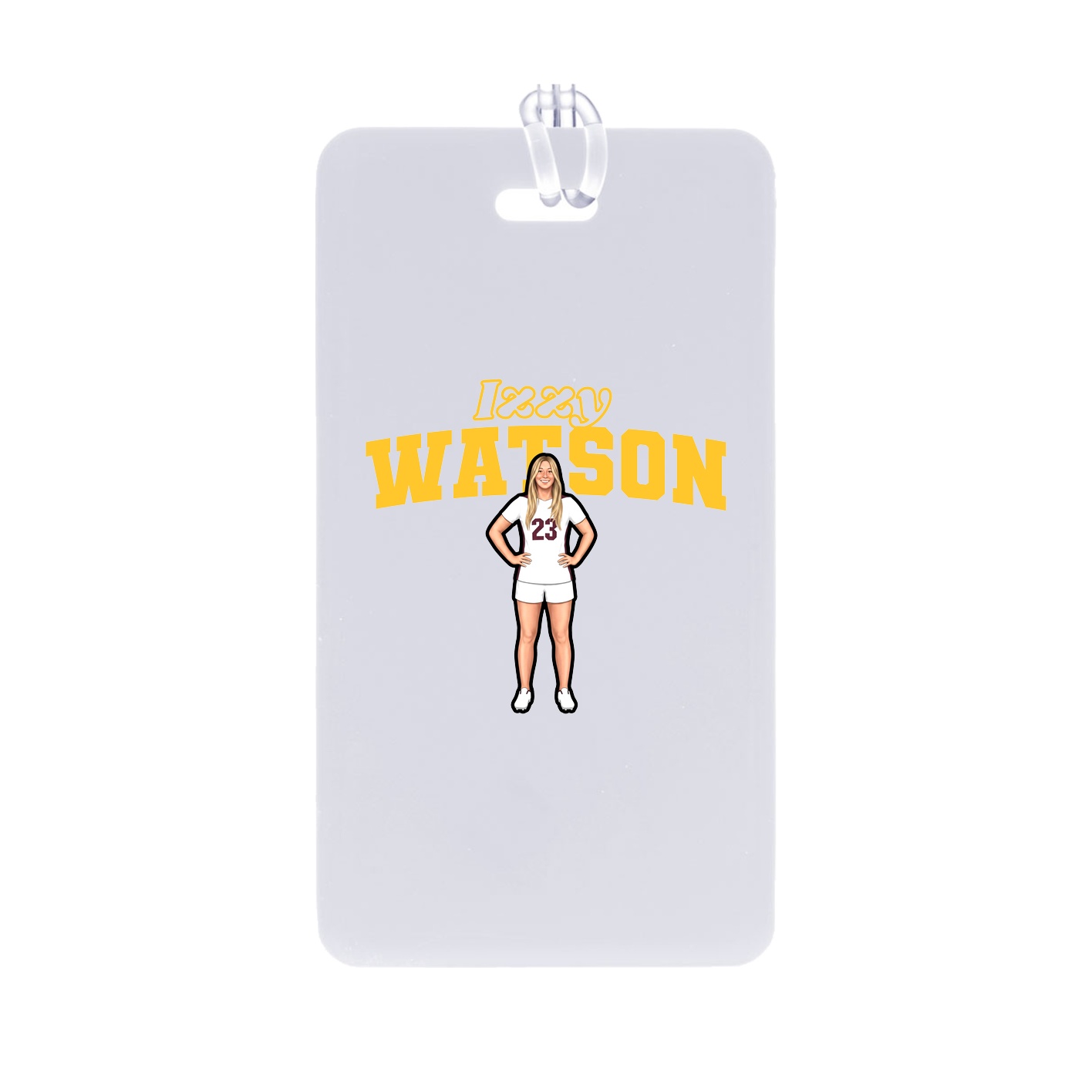 Bag Tag — Name Arch in Classic