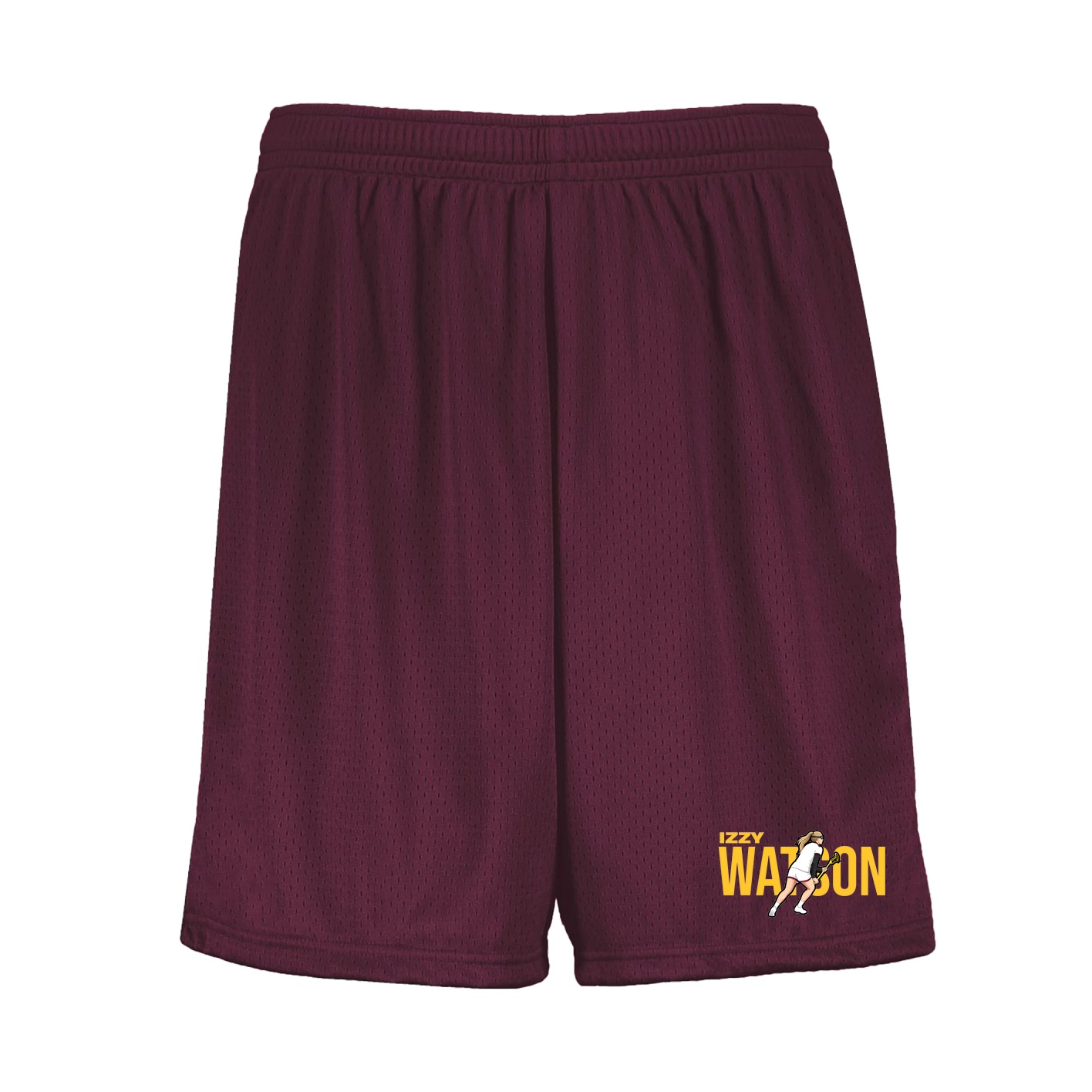 Shorts — Player Name in Maroon