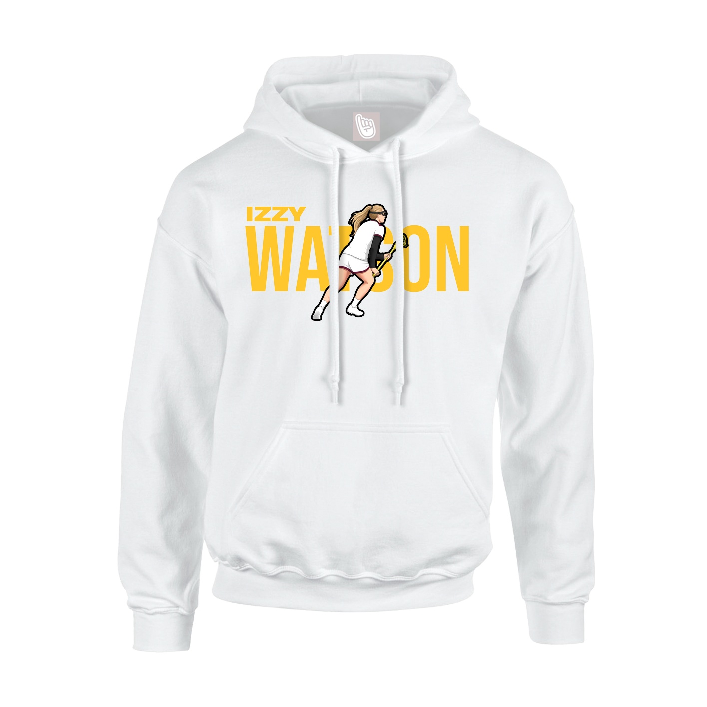 Hoodie — Player Name in White