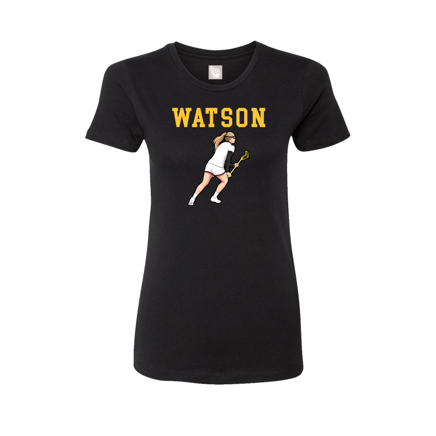 Fitted Women's Tee — Shirsey in Black