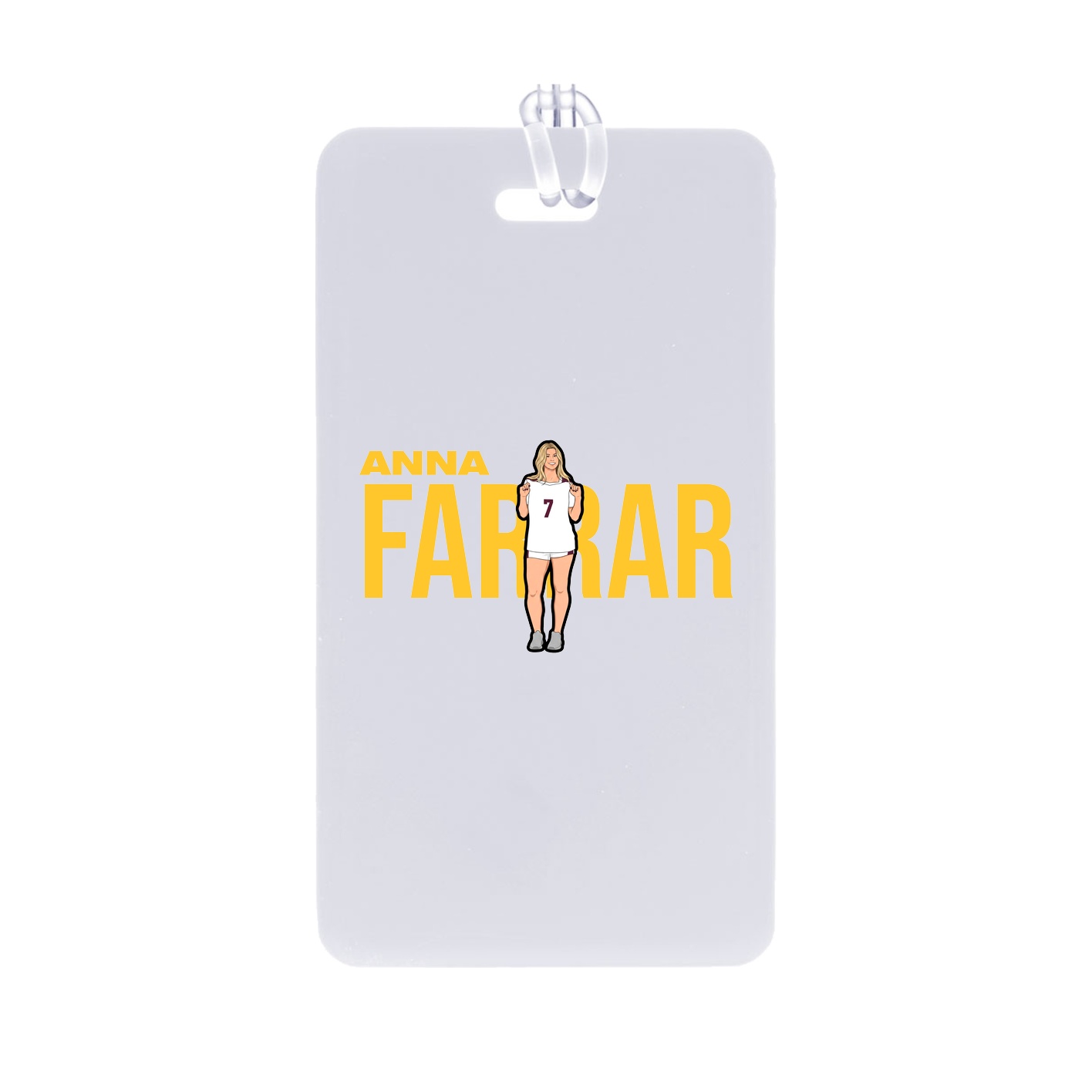 Bag Tag — Player Name in Classic