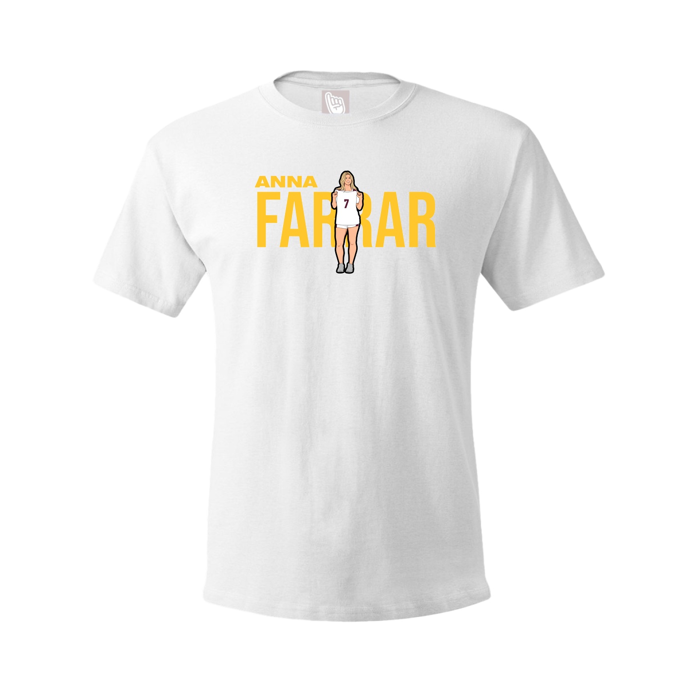 Youth Tee — Player Name in White