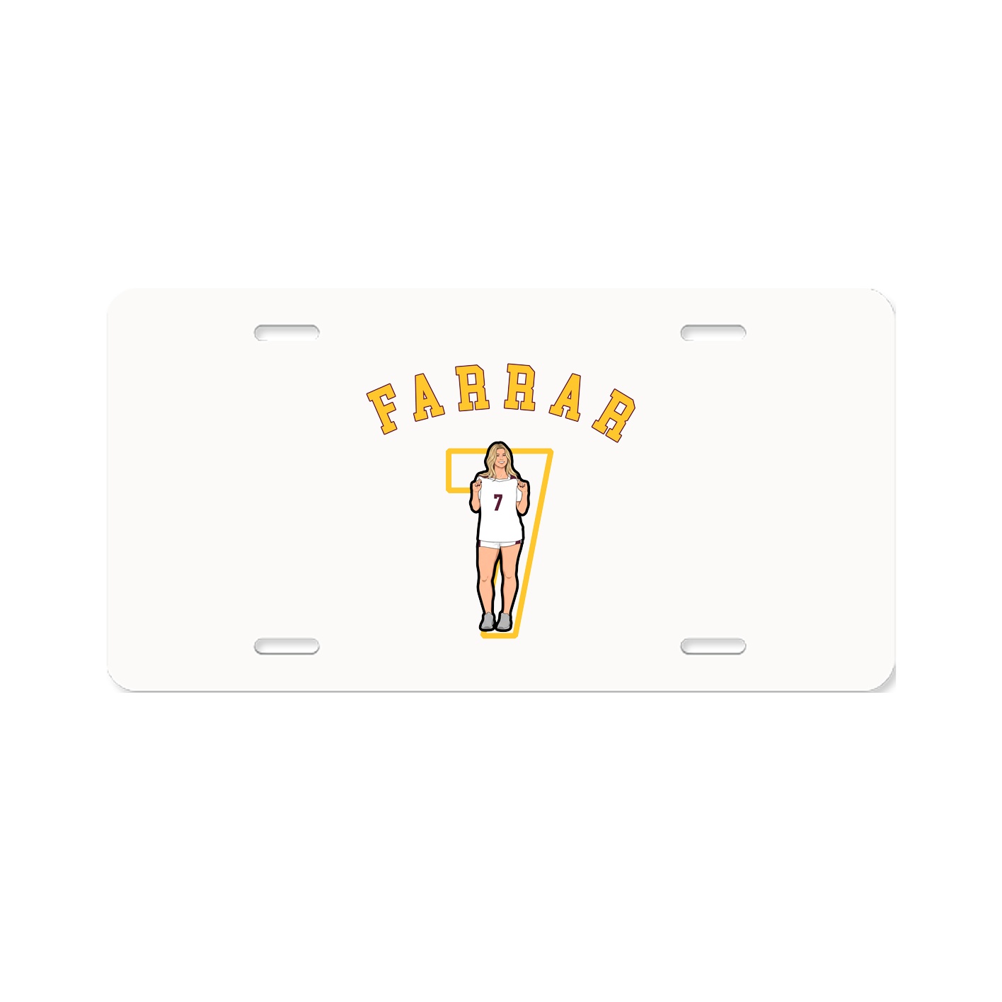 License Plate — Shirsey Arch in Classic