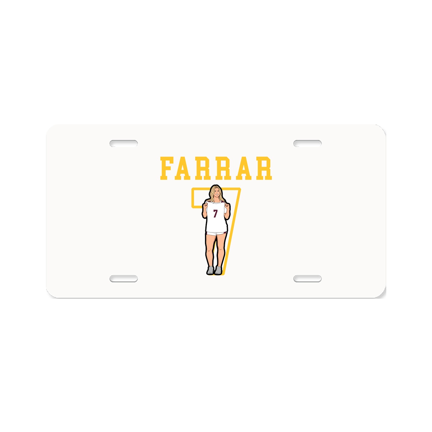 License Plate — Shirsey in Classic