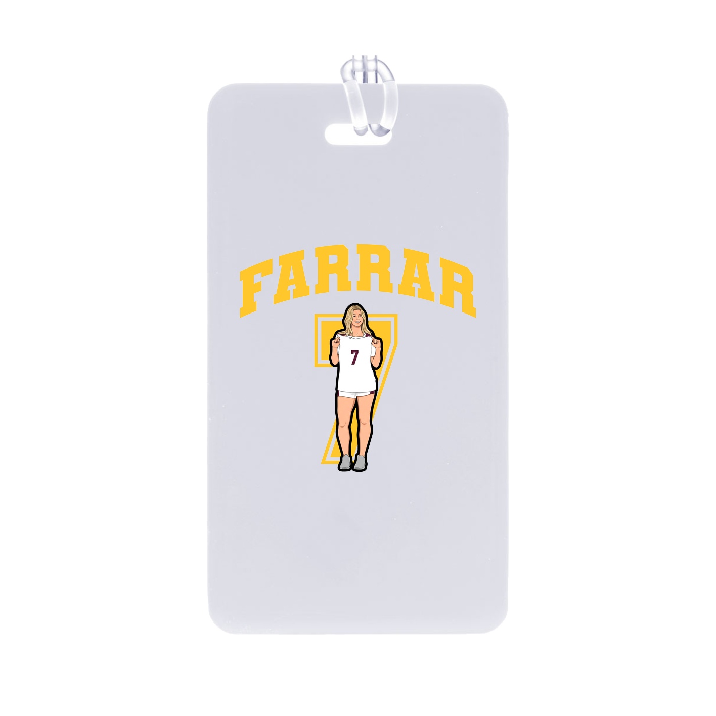 Bag Tag — Number in Classic