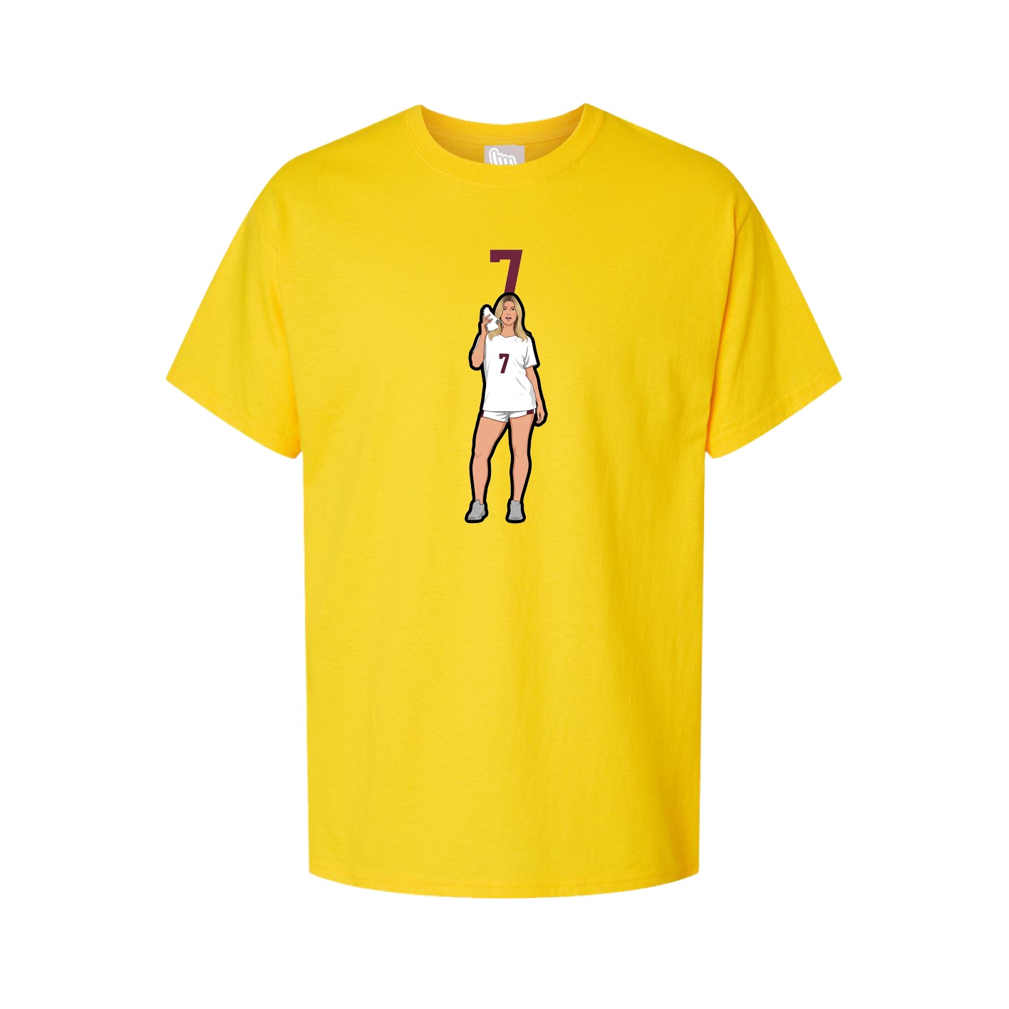 Tee — Number Top in Gold