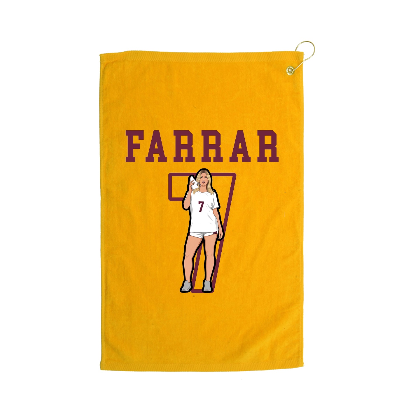 Golf Towel — Shirsey in Gold